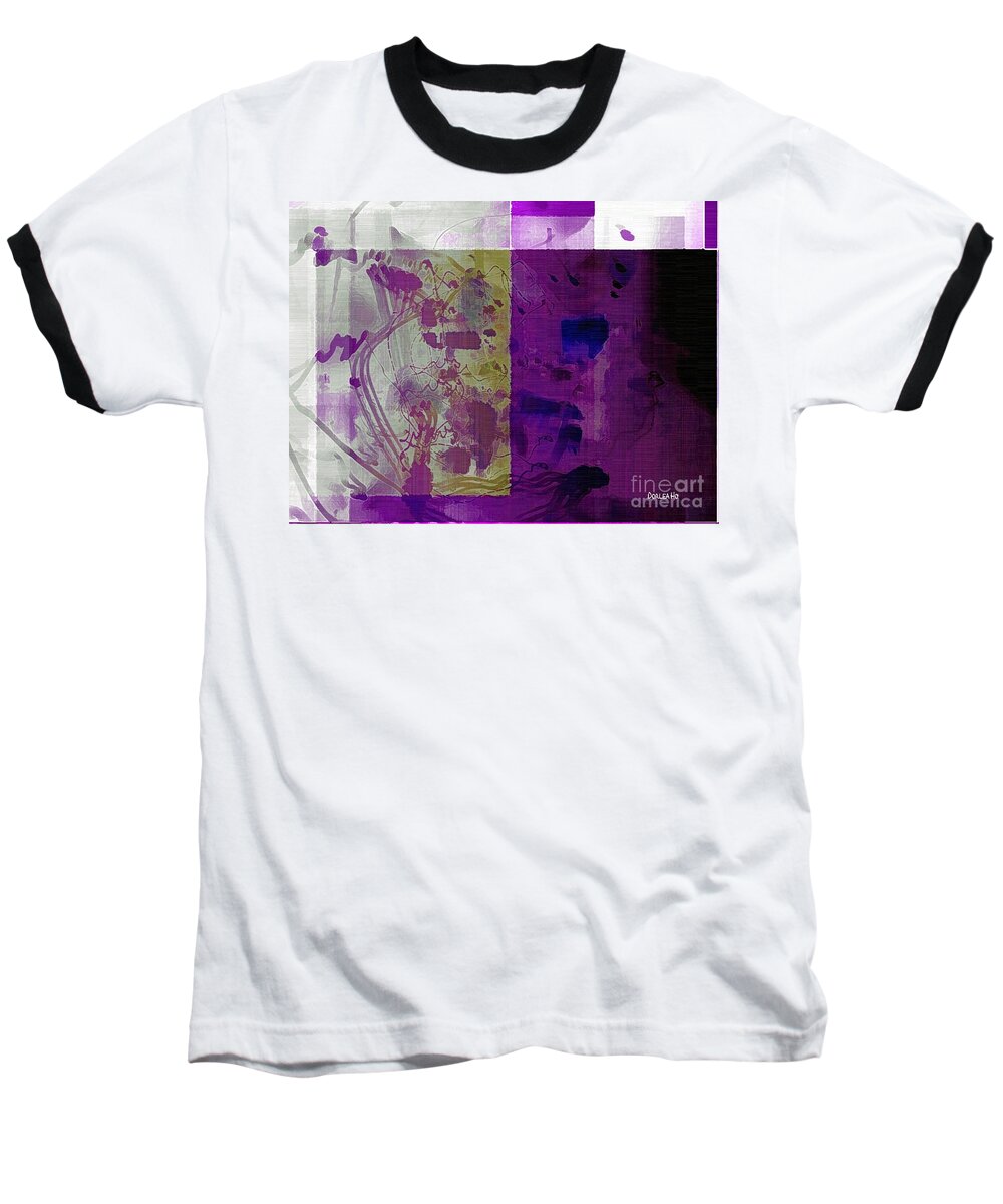 Hawaii Baseball T-Shirt featuring the digital art Purple by Dorlea Ho