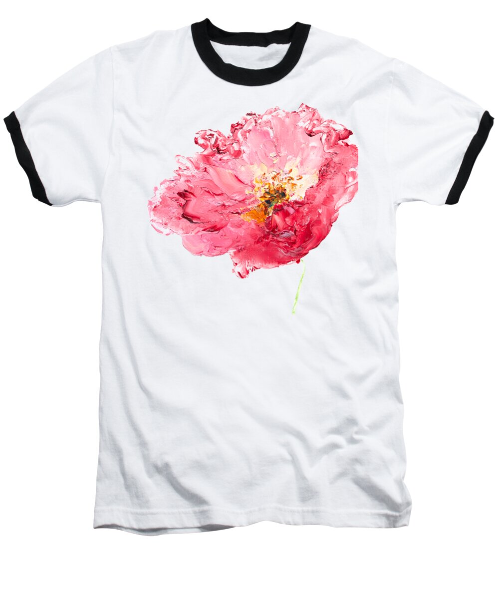 Poppies Baseball T-Shirt featuring the painting Red Poppy painting by Jan Matson