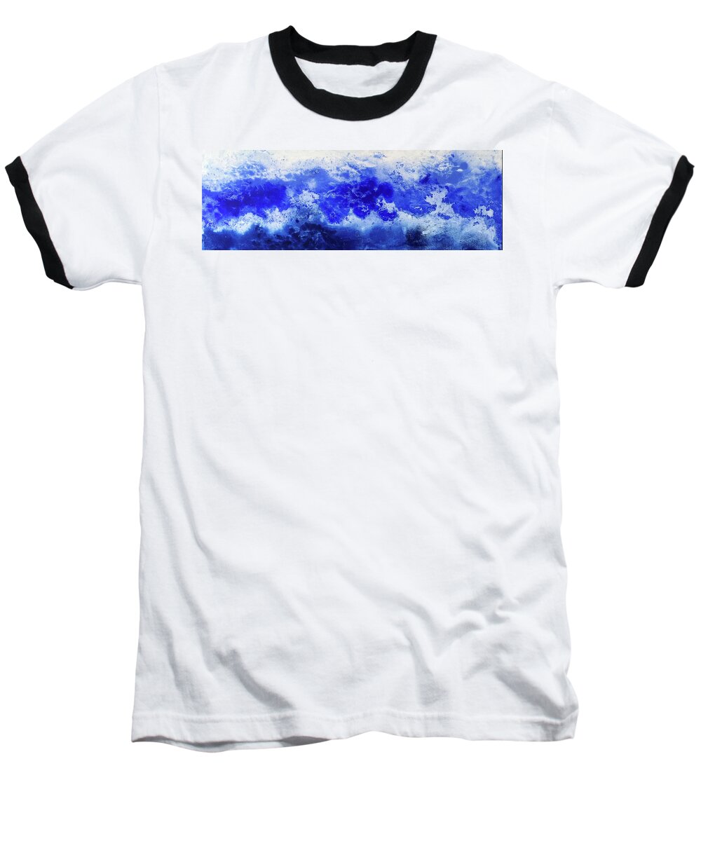 Impressionist Baseball T-Shirt featuring the painting Riptide by Terry R MacDonald