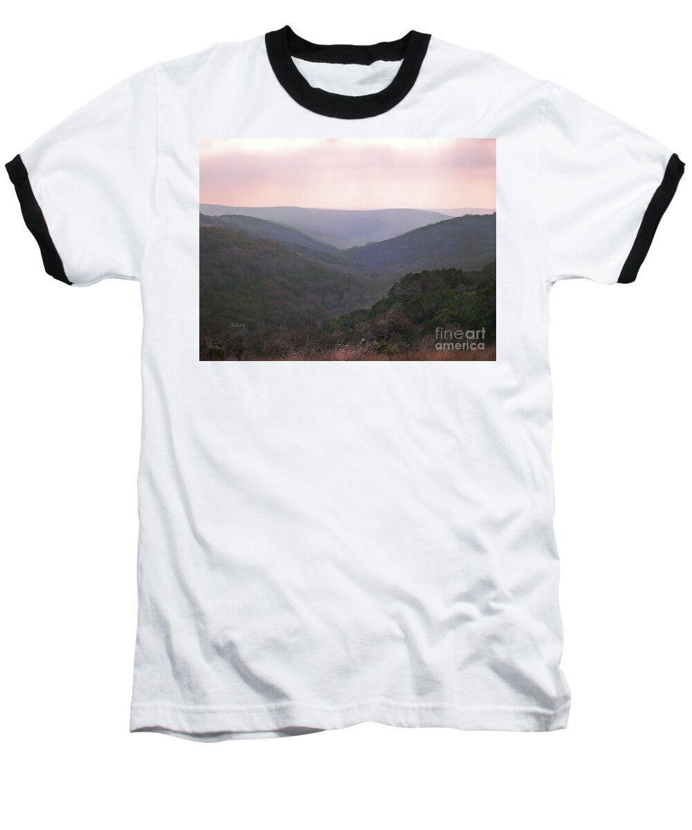 Hill Country Baseball T-Shirt featuring the photograph Rolling Hill Country by Felipe Adan Lerma