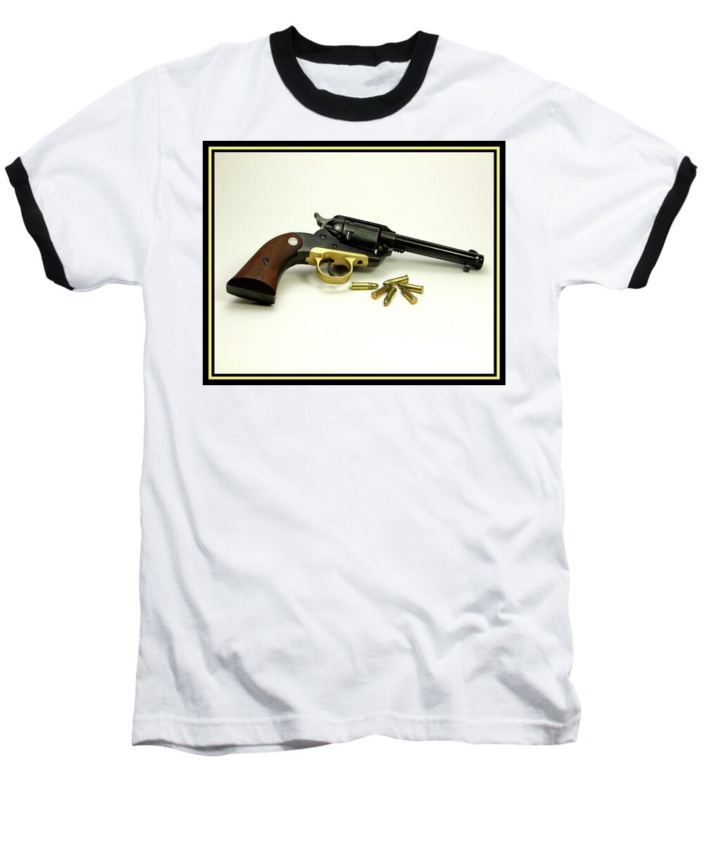Pistol Baseball T-Shirt featuring the photograph Ruger Bearcat by Ron Roberts