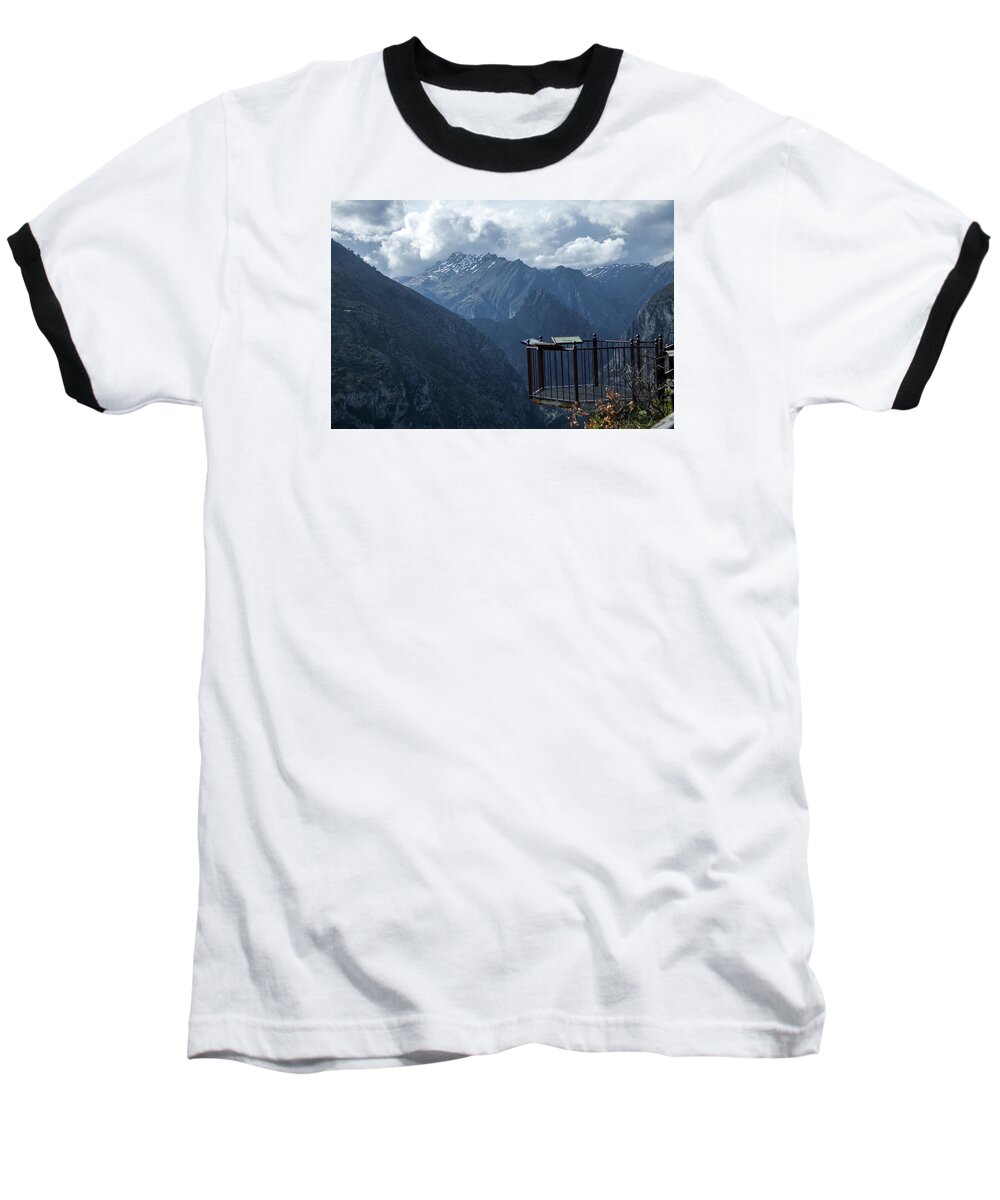 Landscape Baseball T-Shirt featuring the photograph Santa Catalina by Santi Carral