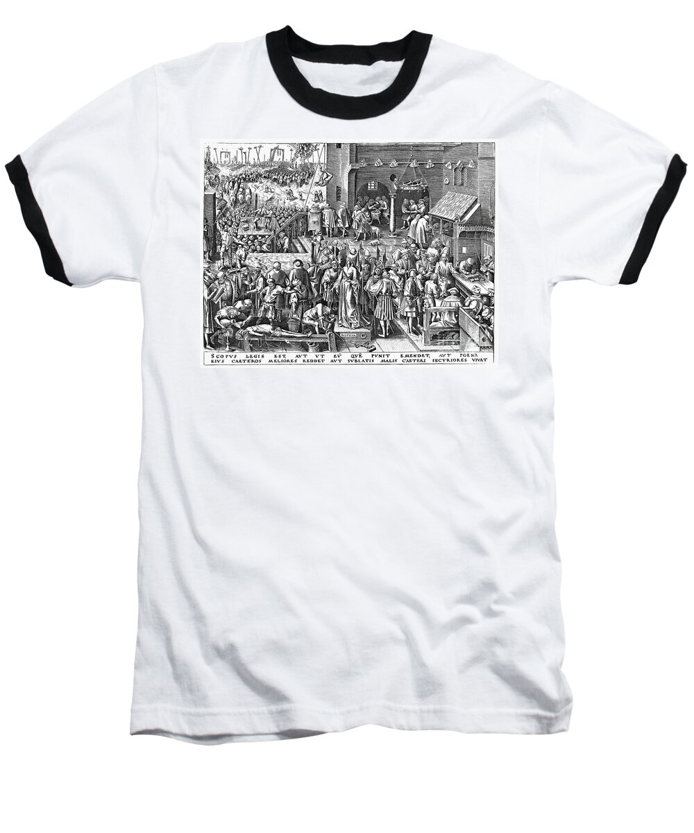1559 Baseball T-Shirt featuring the photograph Seven Virtues: Justice by Granger