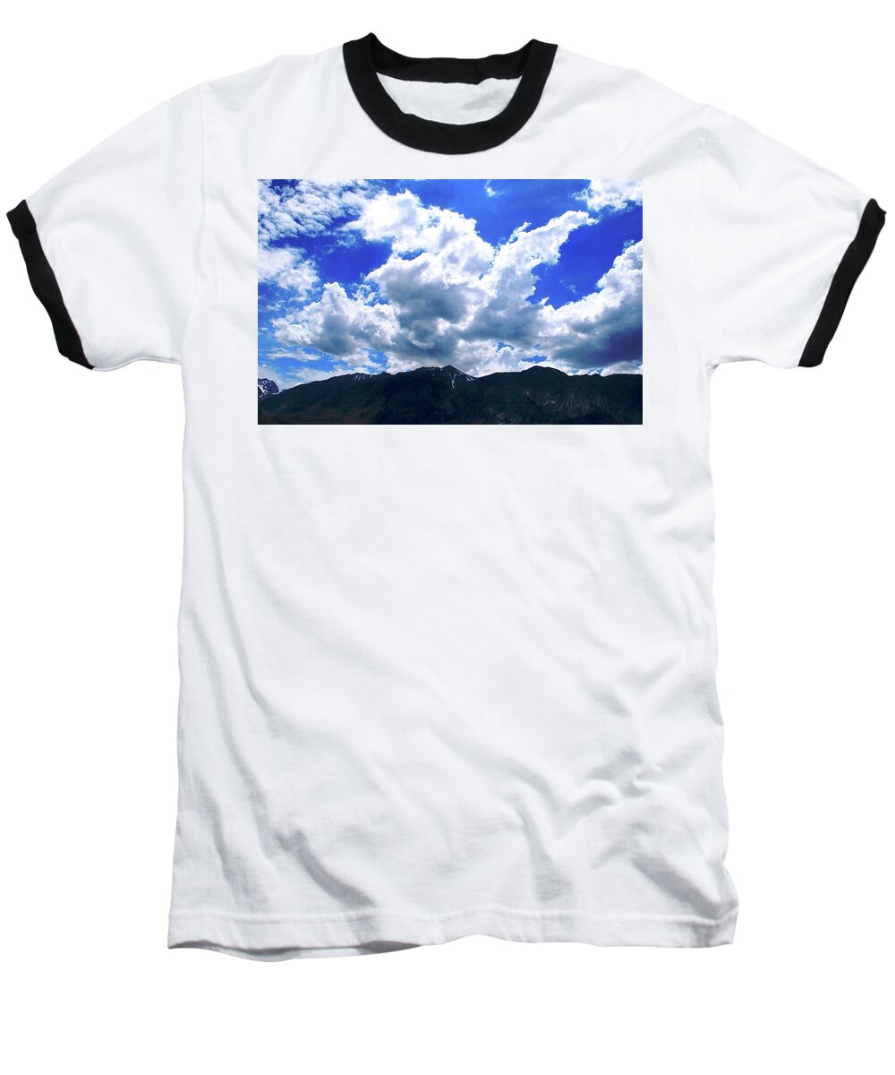 Tree Baseball T-Shirt featuring the photograph Sierra Nevada Cloudscape by Matt Quest