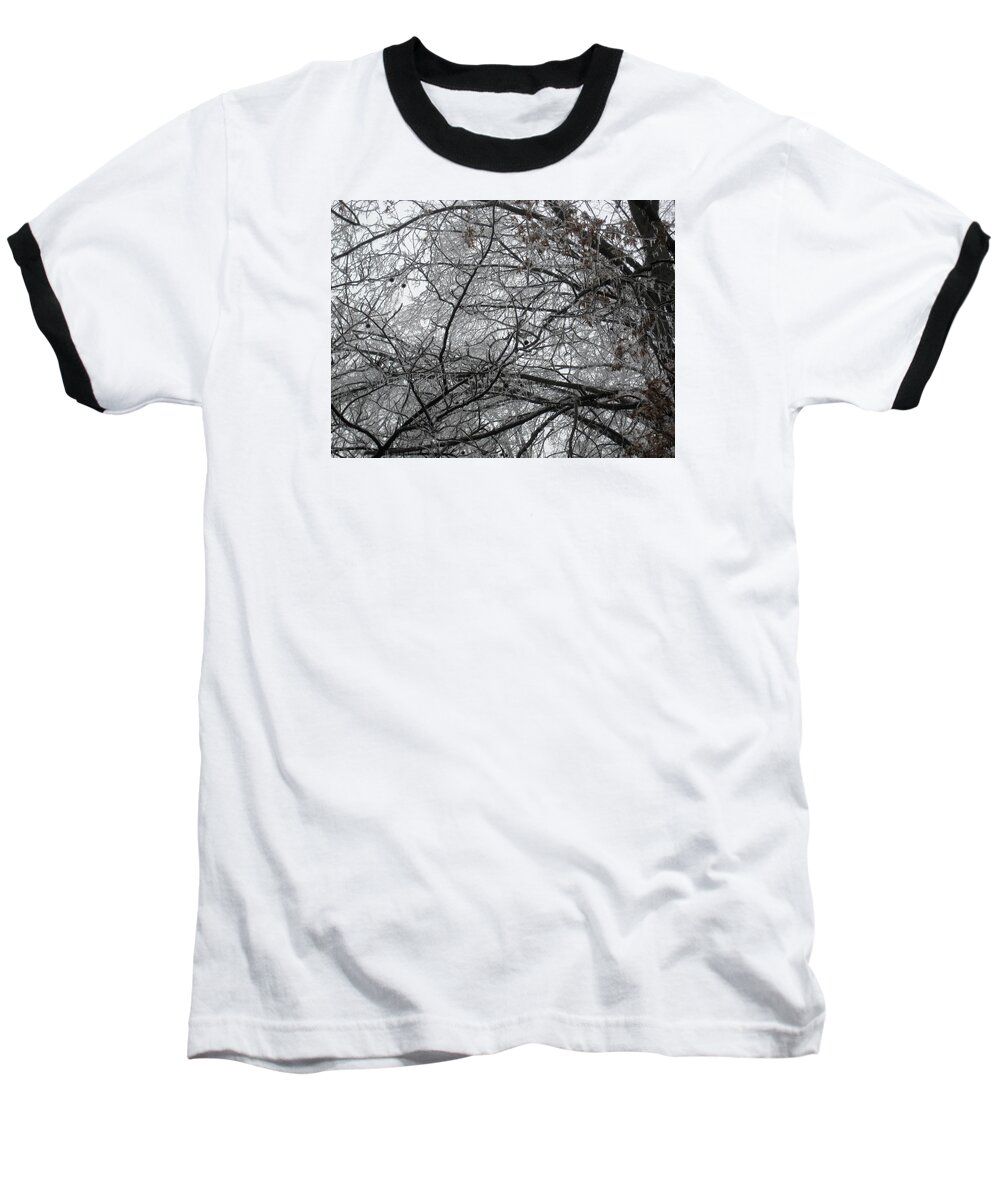 Landscape Baseball T-Shirt featuring the photograph Spun Glass by Melissa McCrann