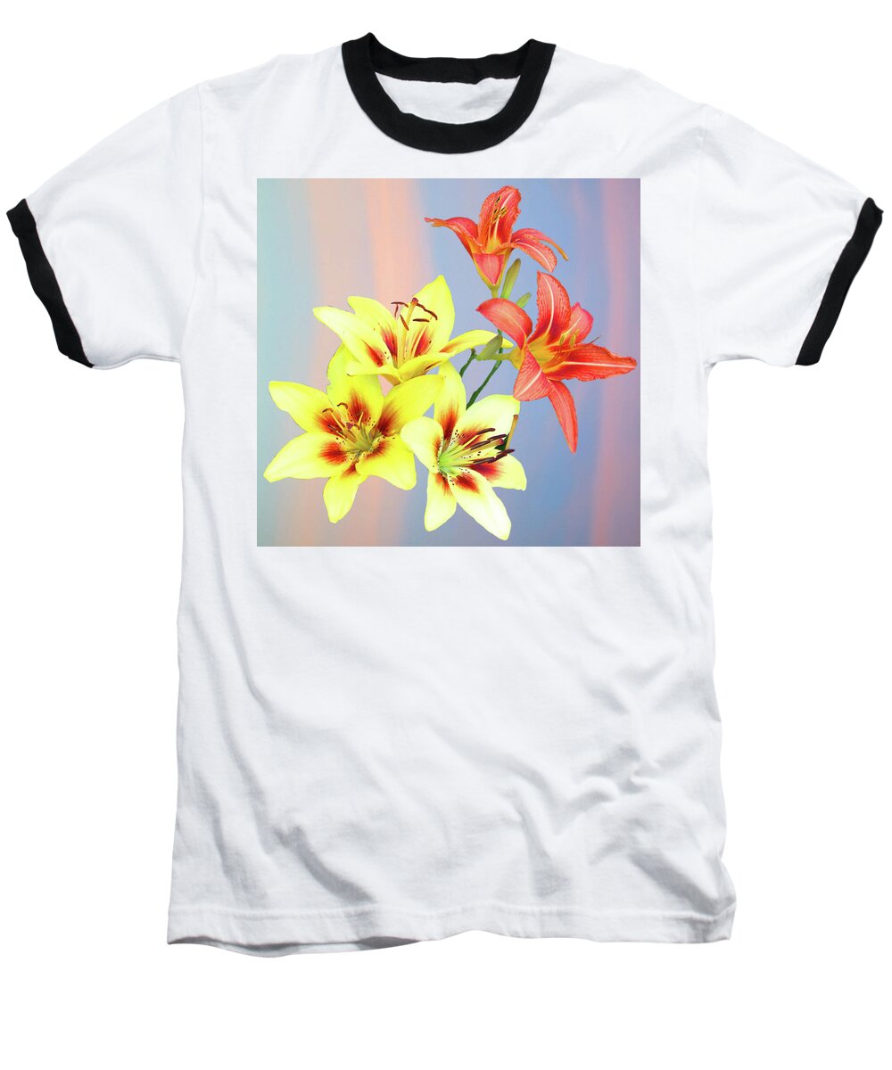 Flowers Baseball T-Shirt featuring the photograph Summer Iris by Newwwman
