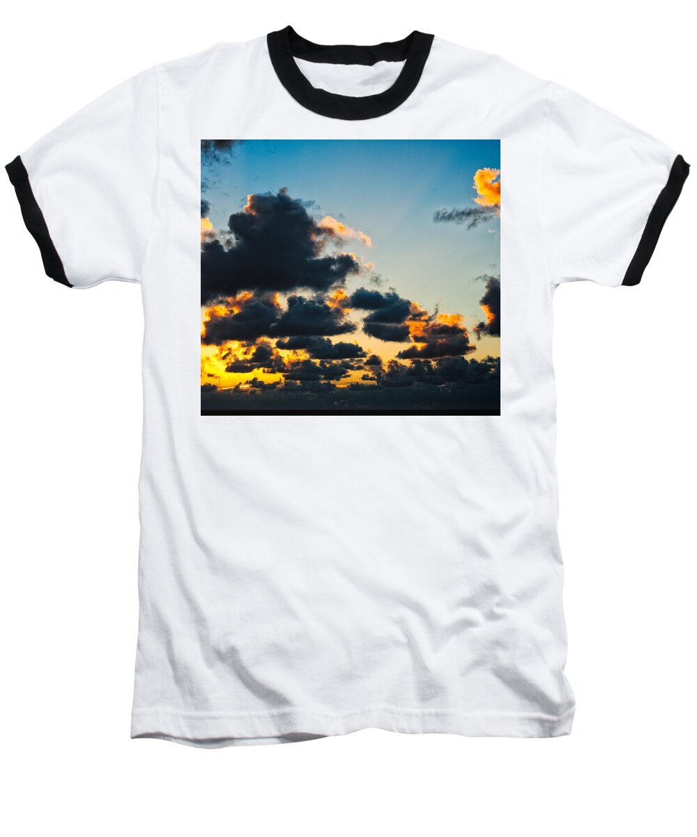 Atantic Ocean Baseball T-Shirt featuring the photograph Sunrise on the Atlantic #14 by Jeremy Herman