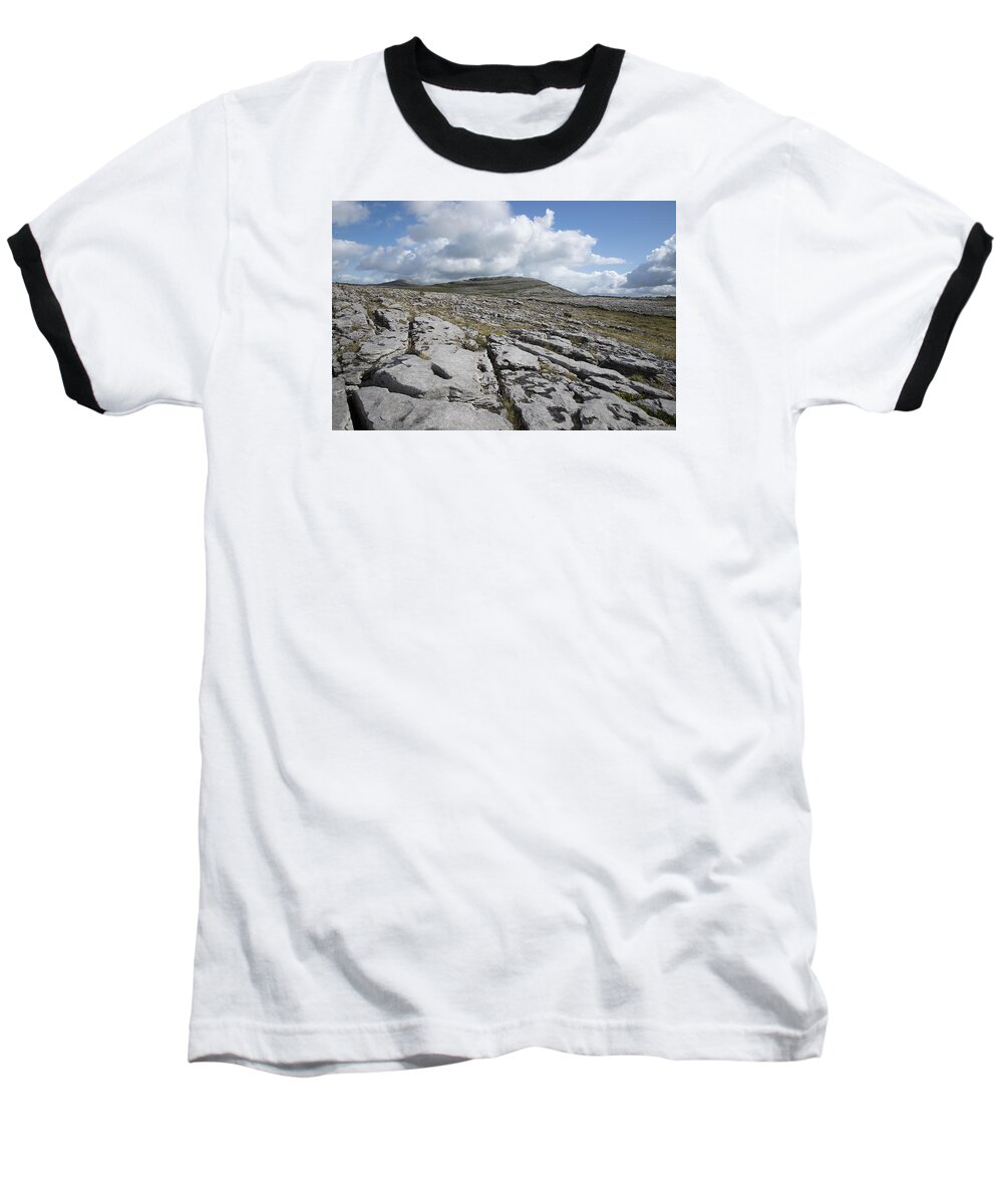 Ireland Baseball T-Shirt featuring the photograph The Burren National Park by John Farley