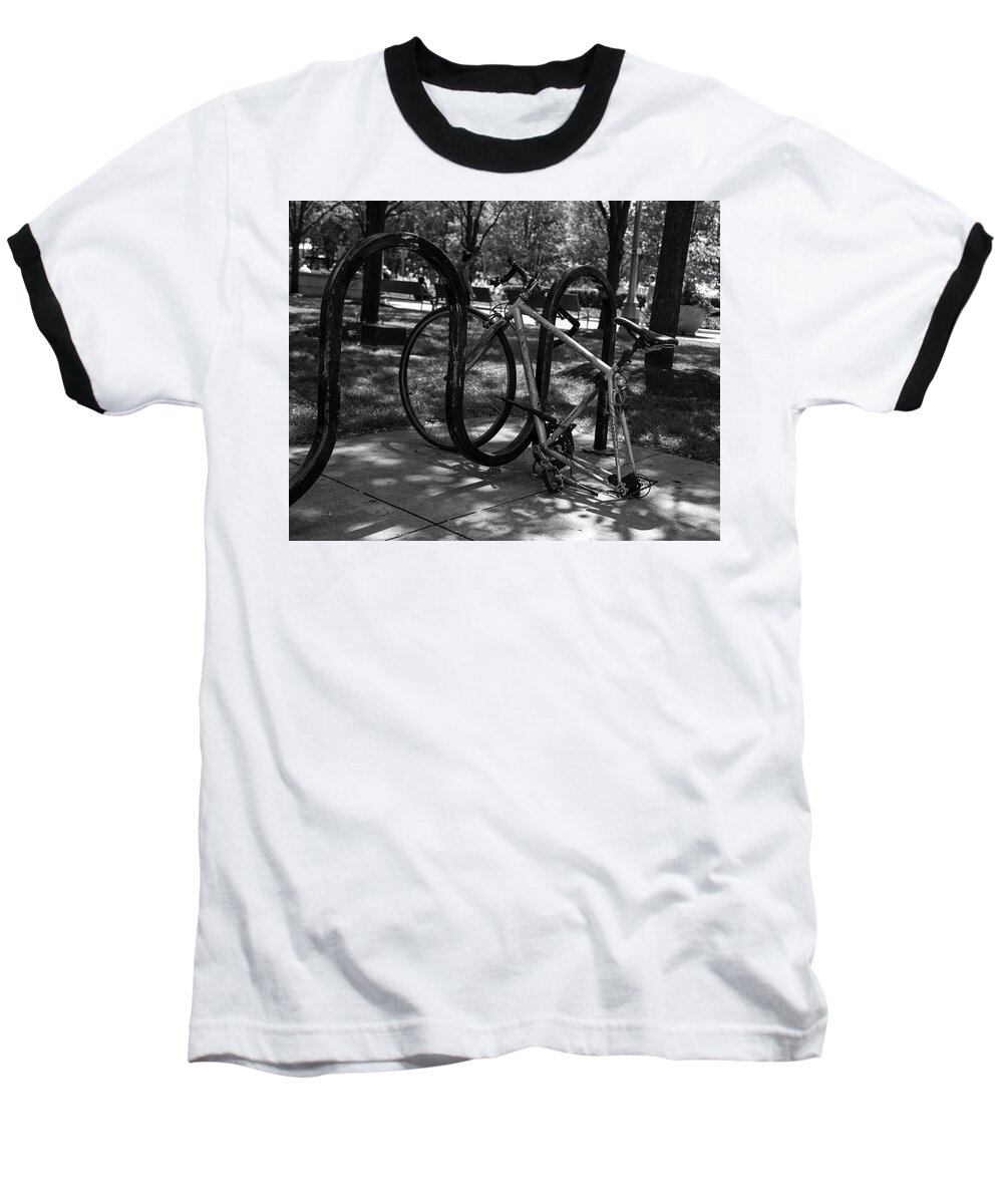 Bike Baseball T-Shirt featuring the photograph The Forgotten by Stuart Manning