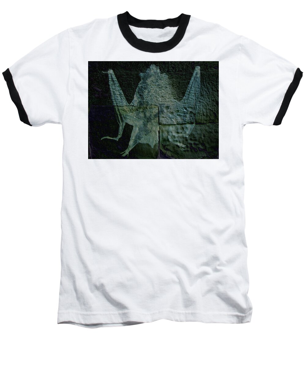 Bat Baseball T-Shirt featuring the photograph Tisiphone Requited by Char Szabo-Perricelli