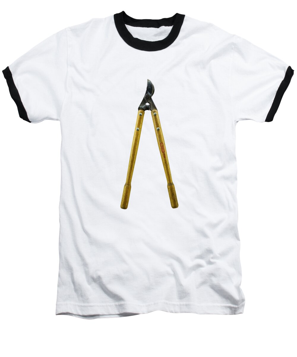 Art Baseball T-Shirt featuring the photograph Tools On Wood 34 on BW by YoPedro
