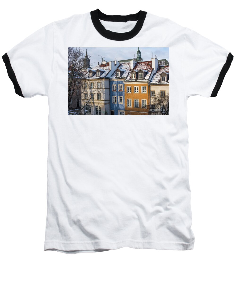 Architecture Baseball T-Shirt featuring the photograph Warsaw, Poland by Juli Scalzi