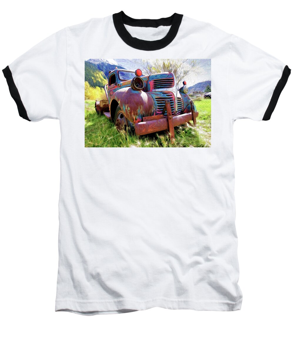 Landscape Baseball T-Shirt featuring the photograph What a great time to Retire by James Steele