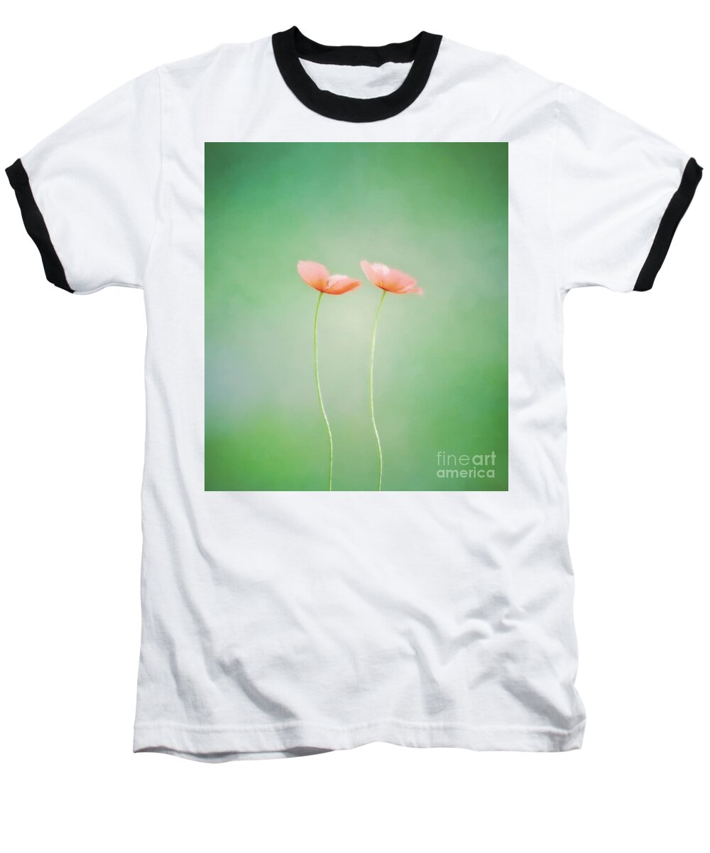 Wildflower Baseball T-Shirt featuring the photograph Wildflower Duet by Kerri Farley