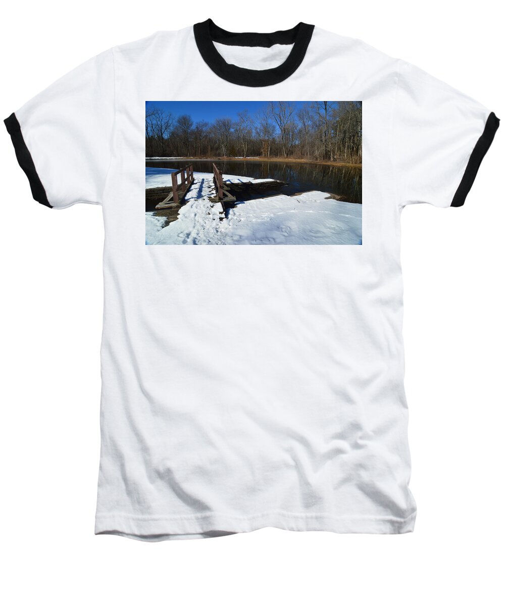 Winter Baseball T-Shirt featuring the photograph Winter Park by Charles HALL