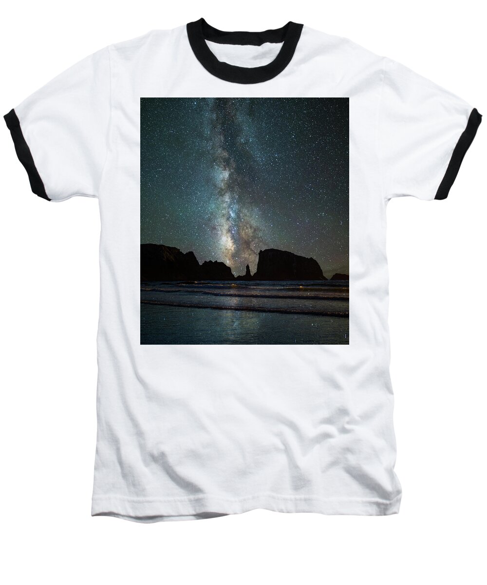 Stars Baseball T-Shirt featuring the photograph Wonders of the Night by Darren White