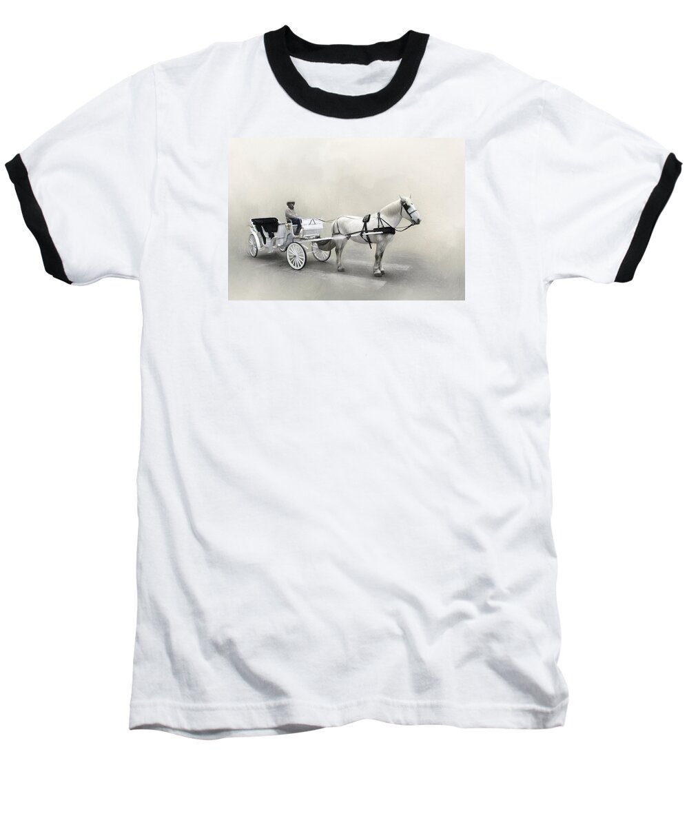 Animals Baseball T-Shirt featuring the photograph Your Carriage Awaits by David and Carol Kelly