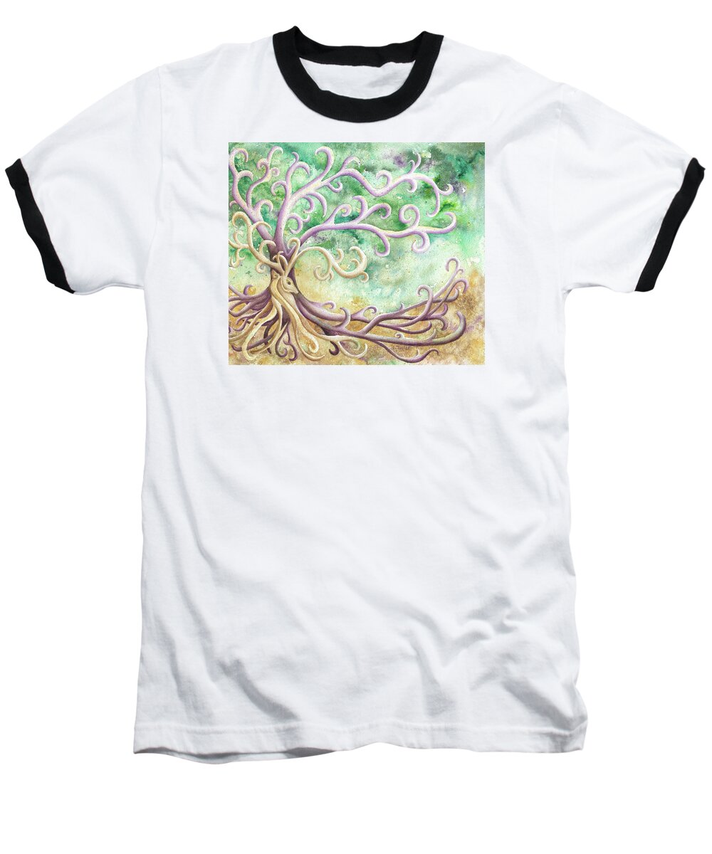 Celtic Baseball T-Shirt featuring the painting Celtic Culture by Lori Taylor