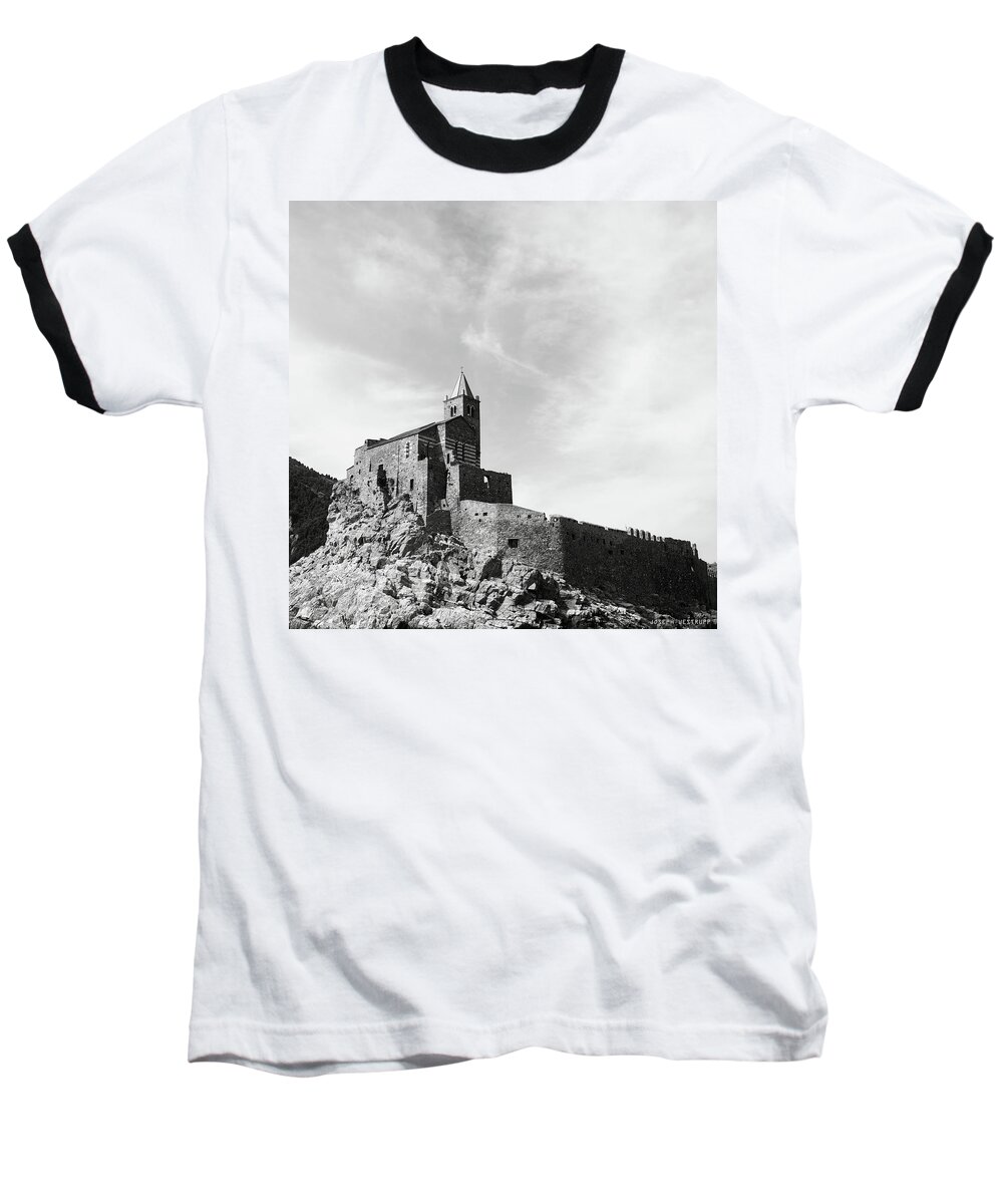 Coast Baseball T-Shirt featuring the photograph Church of San Pietro II by Joseph Westrupp