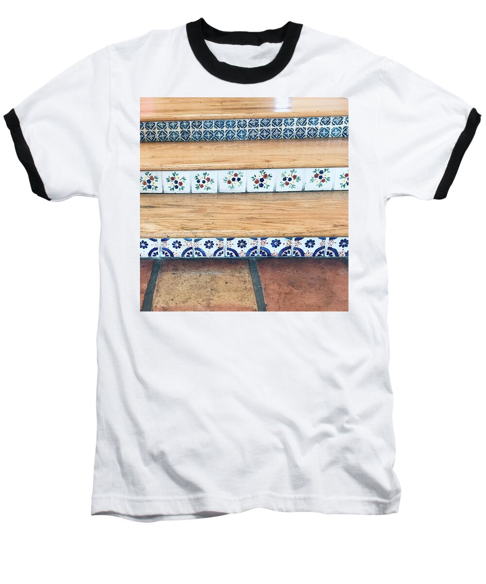  Baseball T-Shirt featuring the digital art Harmony Within Different Patterns by Kat Kem Art