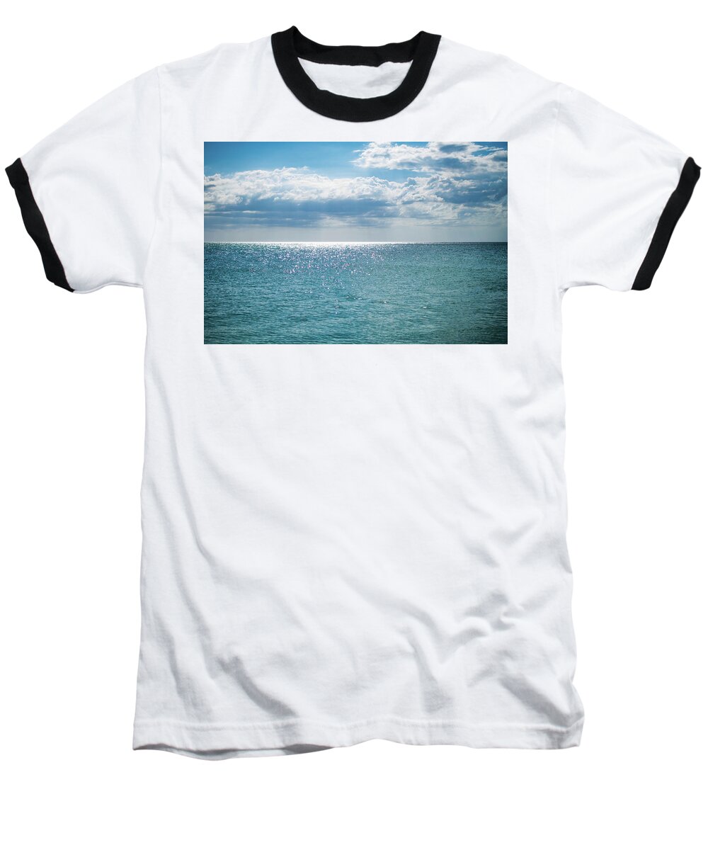 Ocean Baseball T-Shirt featuring the photograph My Heaven by Mary Ann Artz
