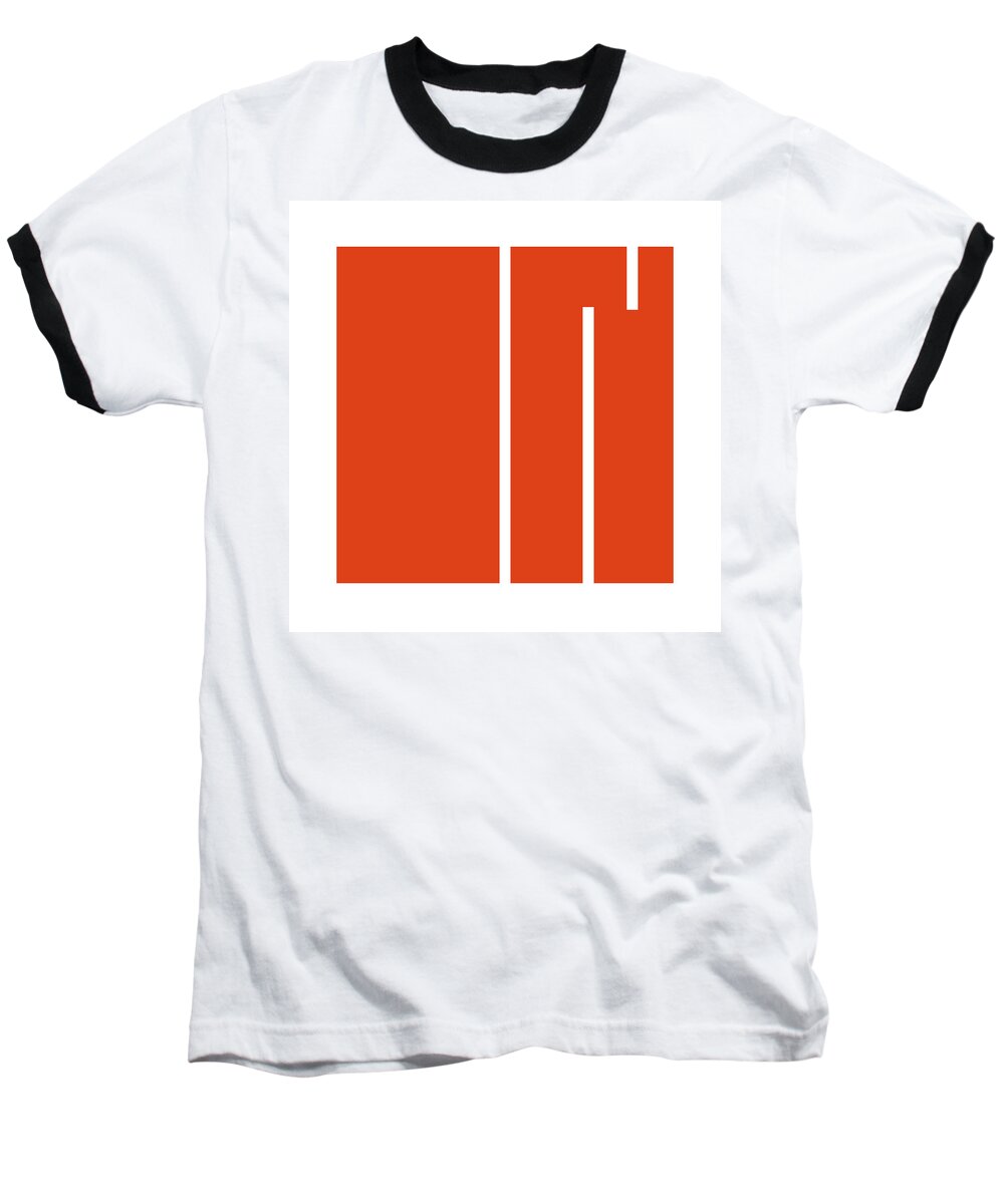 Richard Reeve Baseball T-Shirt featuring the digital art Schisma 5 by Richard Reeve