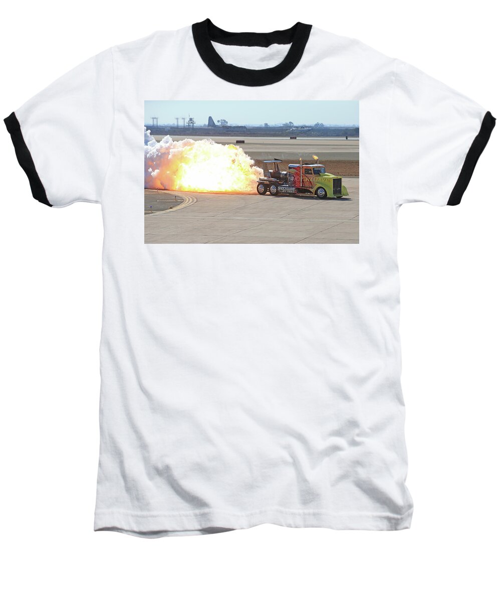 Shockwave Baseball T-Shirt featuring the photograph Shockwave by Shoal Hollingsworth