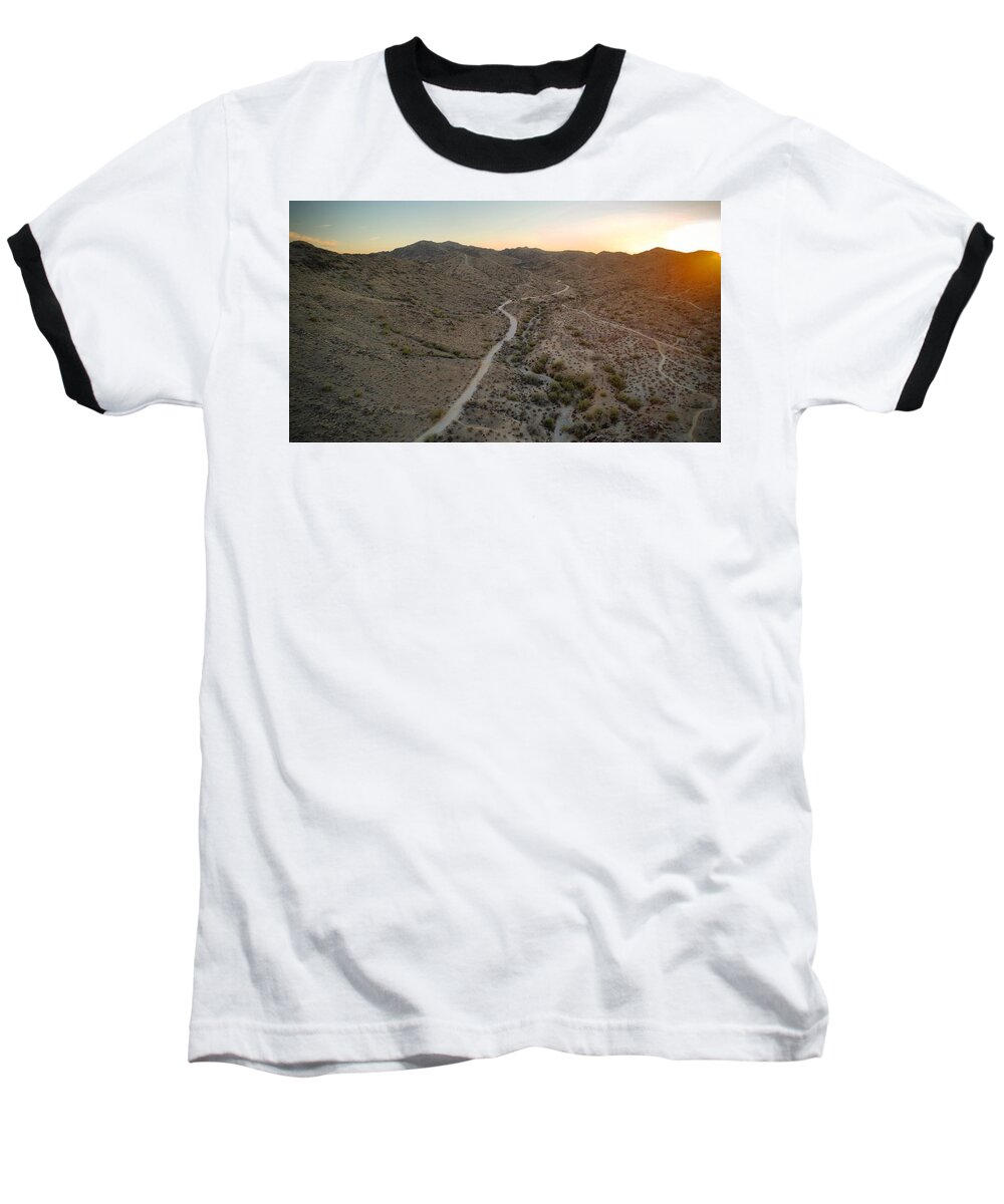 South Mountain Baseball T-Shirt featuring the photograph South Mountain Canyon by Anthony Giammarino
