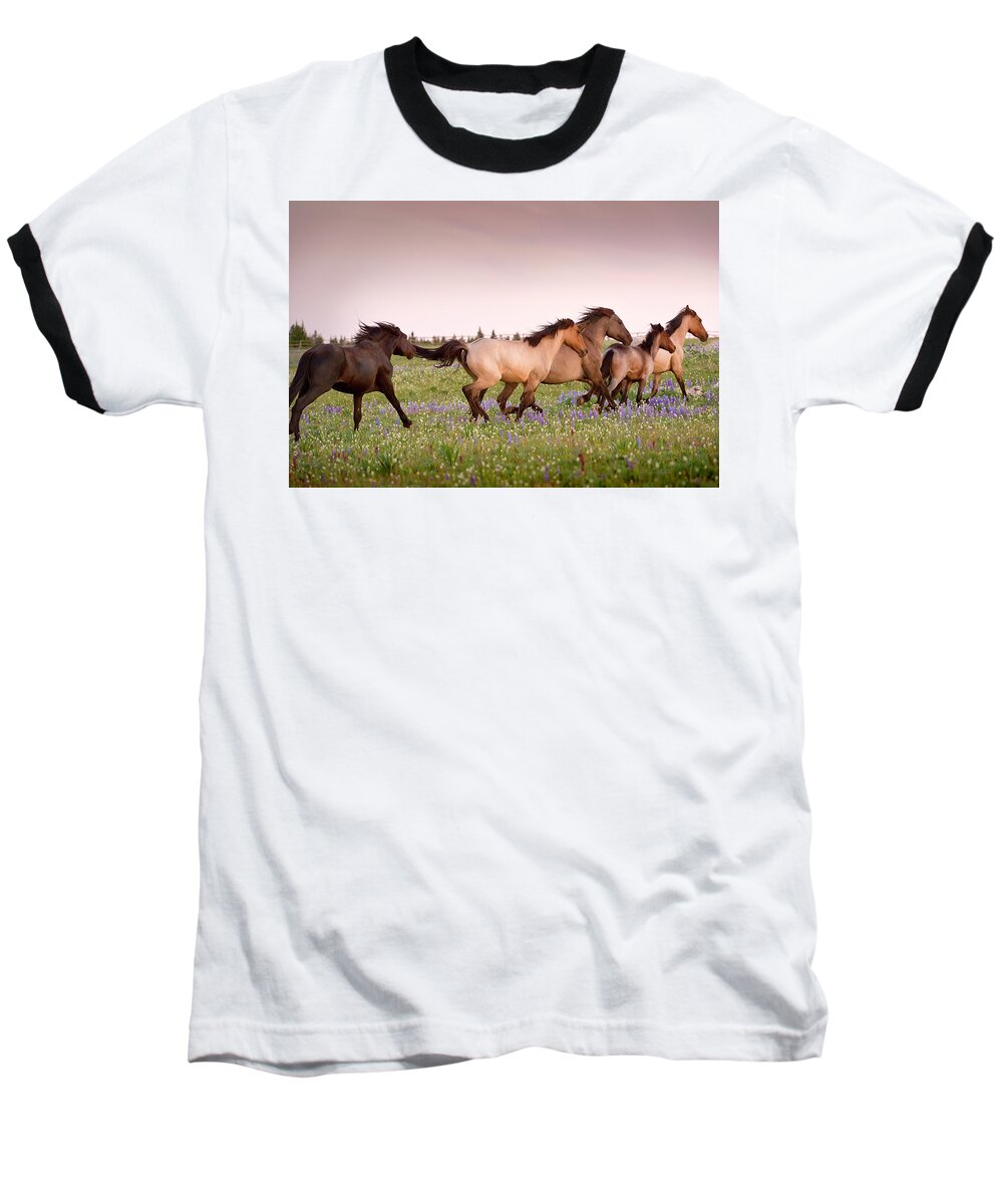 Beautiful Photos Baseball T-Shirt featuring the photograph The Chase 1 by Roger Snyder