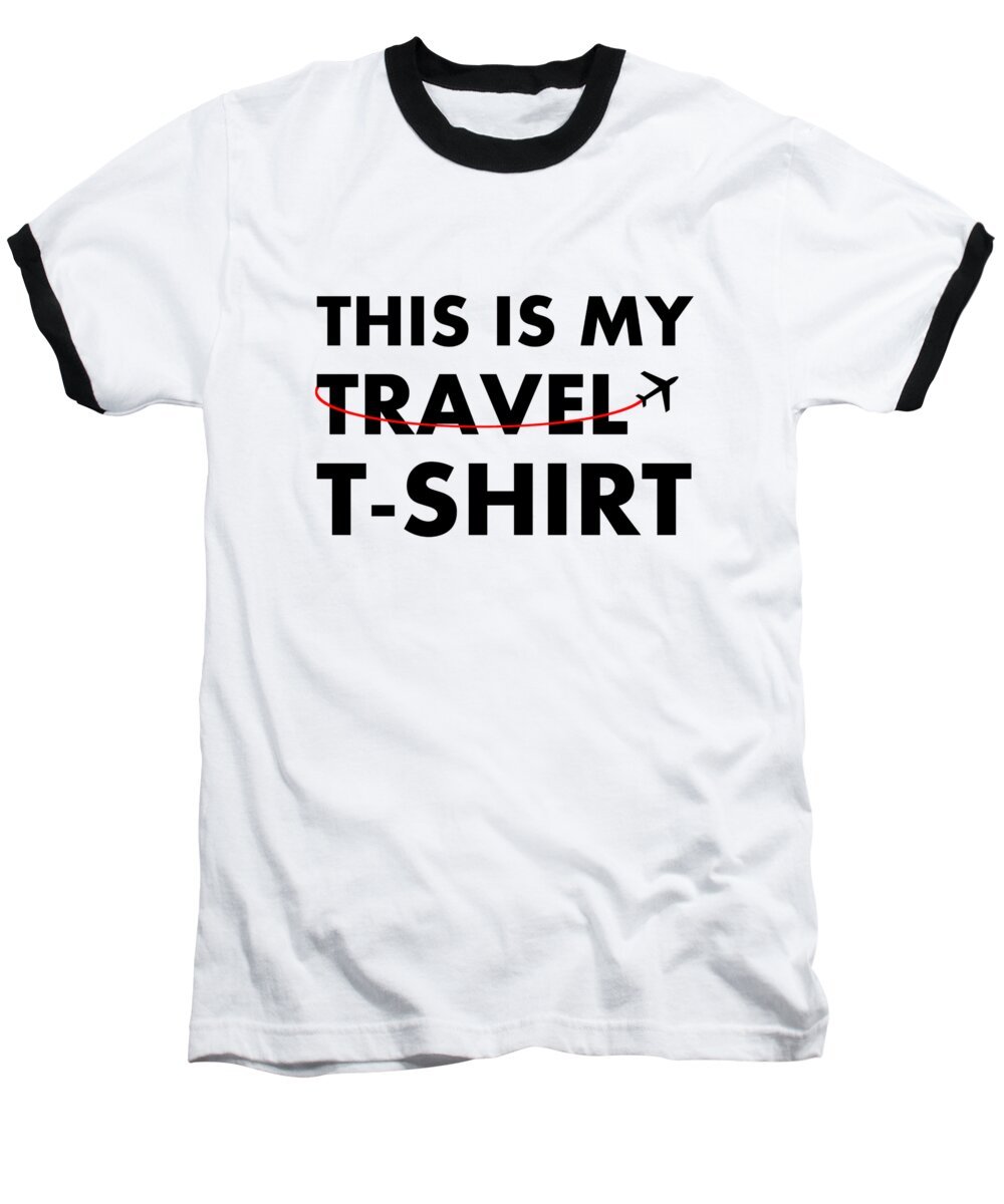 Richard Reeve Baseball T-Shirt featuring the digital art Travel Tee 2 by Richard Reeve