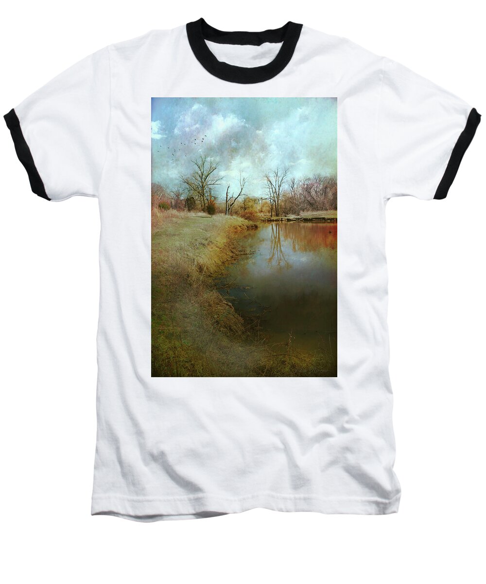 Landscape Baseball T-Shirt featuring the photograph Where Poets Dream by John Rivera