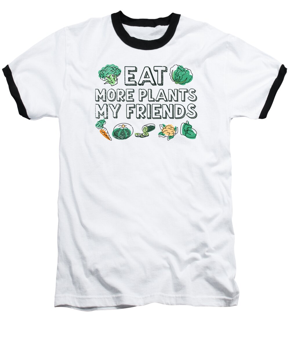 Healthy Food Baseball T-Shirt featuring the digital art Healthy Food Vegetarians Fruits And Vegetables #5 by Toms Tee Store