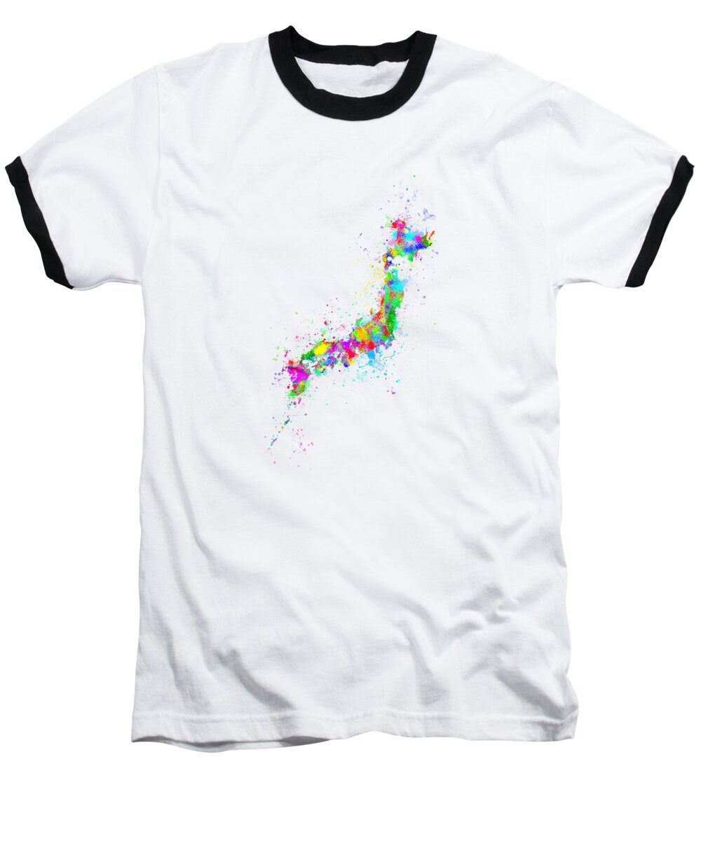 Japan Poster Baseball T-Shirt featuring the photograph Abstract Colorful Japan by Stefano Senise