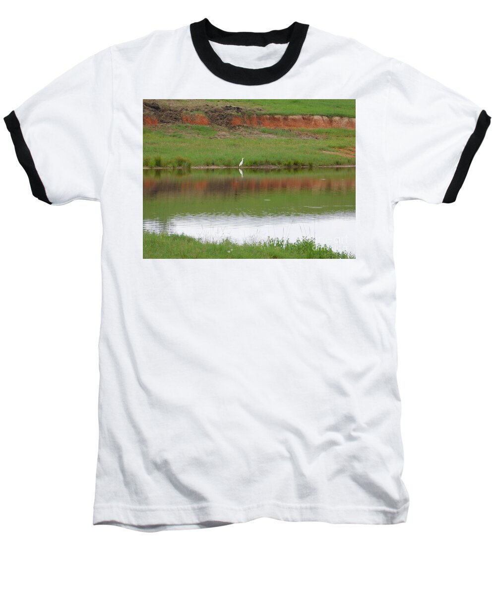 Outdoors Baseball T-Shirt featuring the photograph Alone by Chris Tarpening