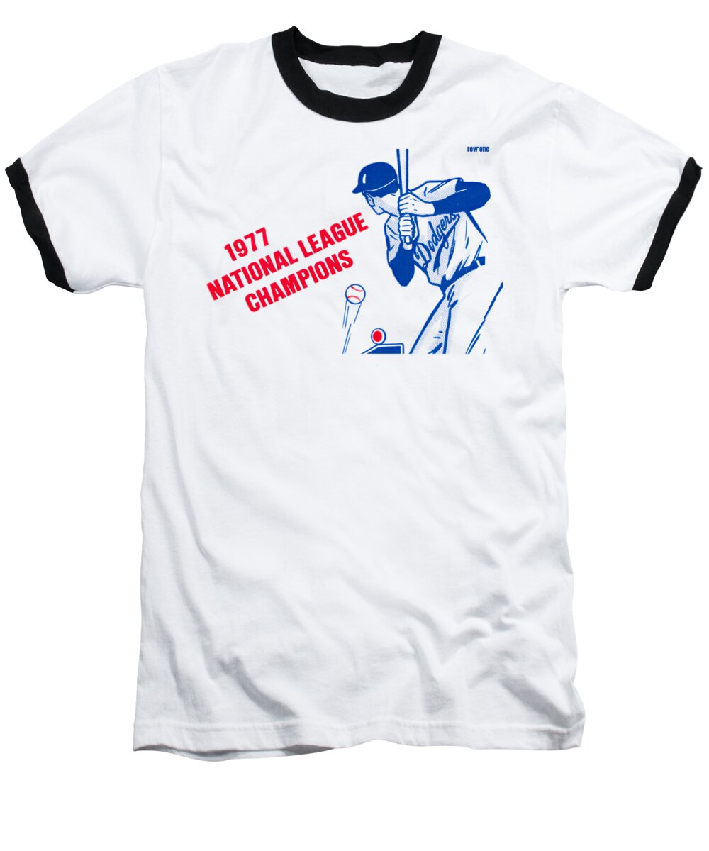 1963 World Series Yankees vs. Dodgers Program Art T-Shirt by Row One Brand  - Pixels