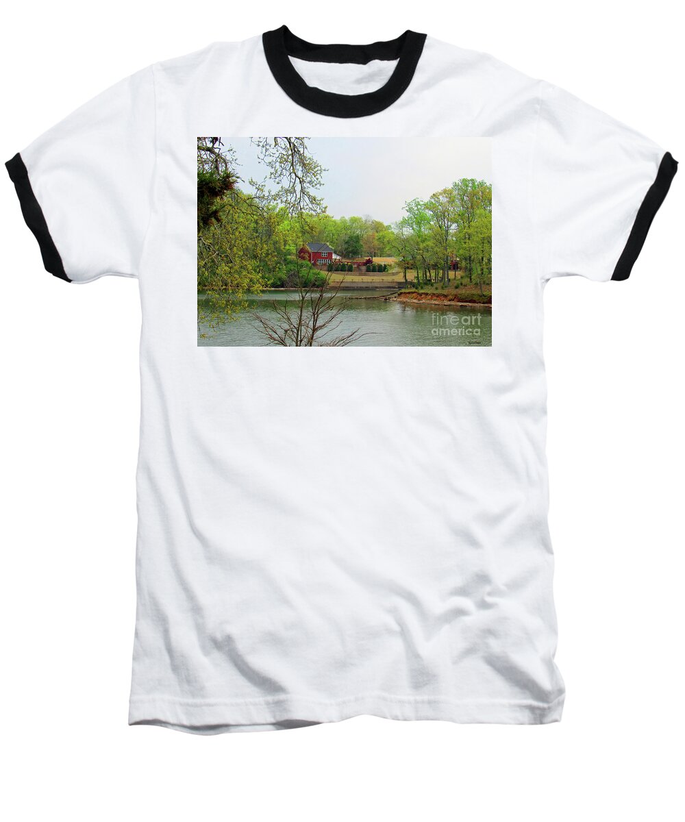Prints Of The Tennessee River Baseball T-Shirt featuring the photograph Country Living on the Tennessee River by Roberta Byram