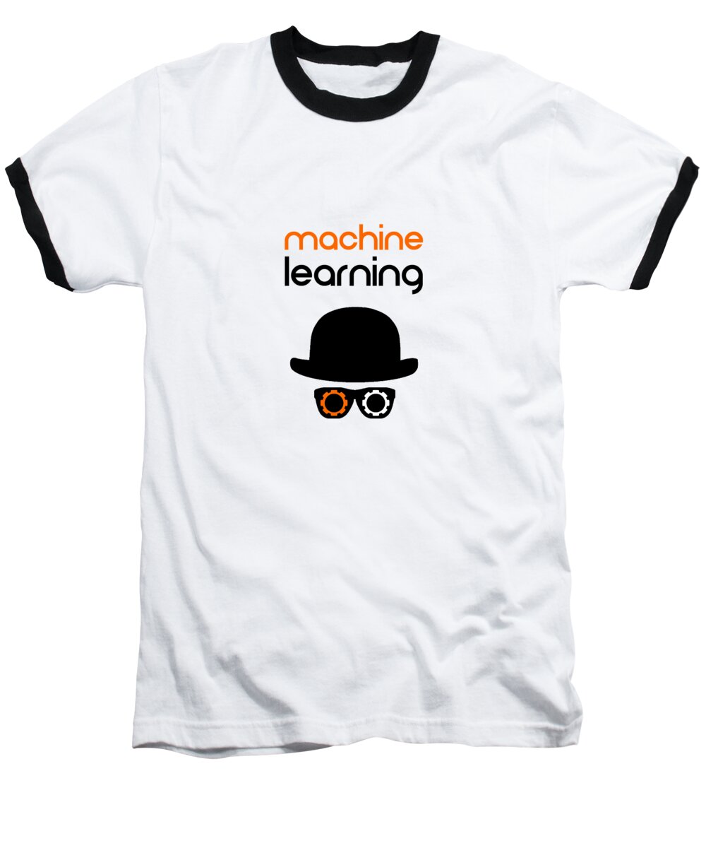 Richard Reeve Baseball T-Shirt featuring the digital art Machine Learning by Richard Reeve
