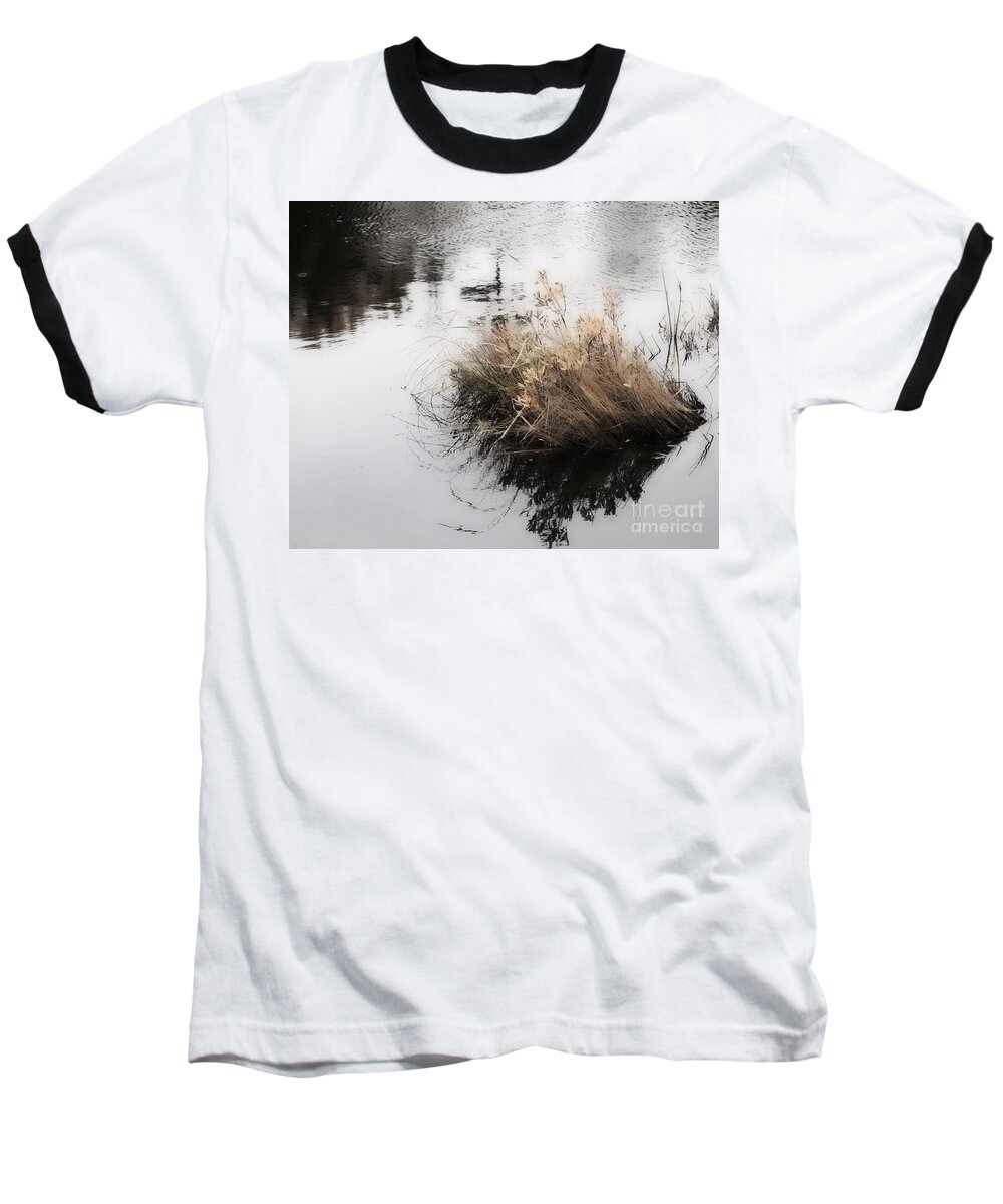 Marcia Lee Jones Baseball T-Shirt featuring the photograph Maine Estuary by Marcia Lee Jones