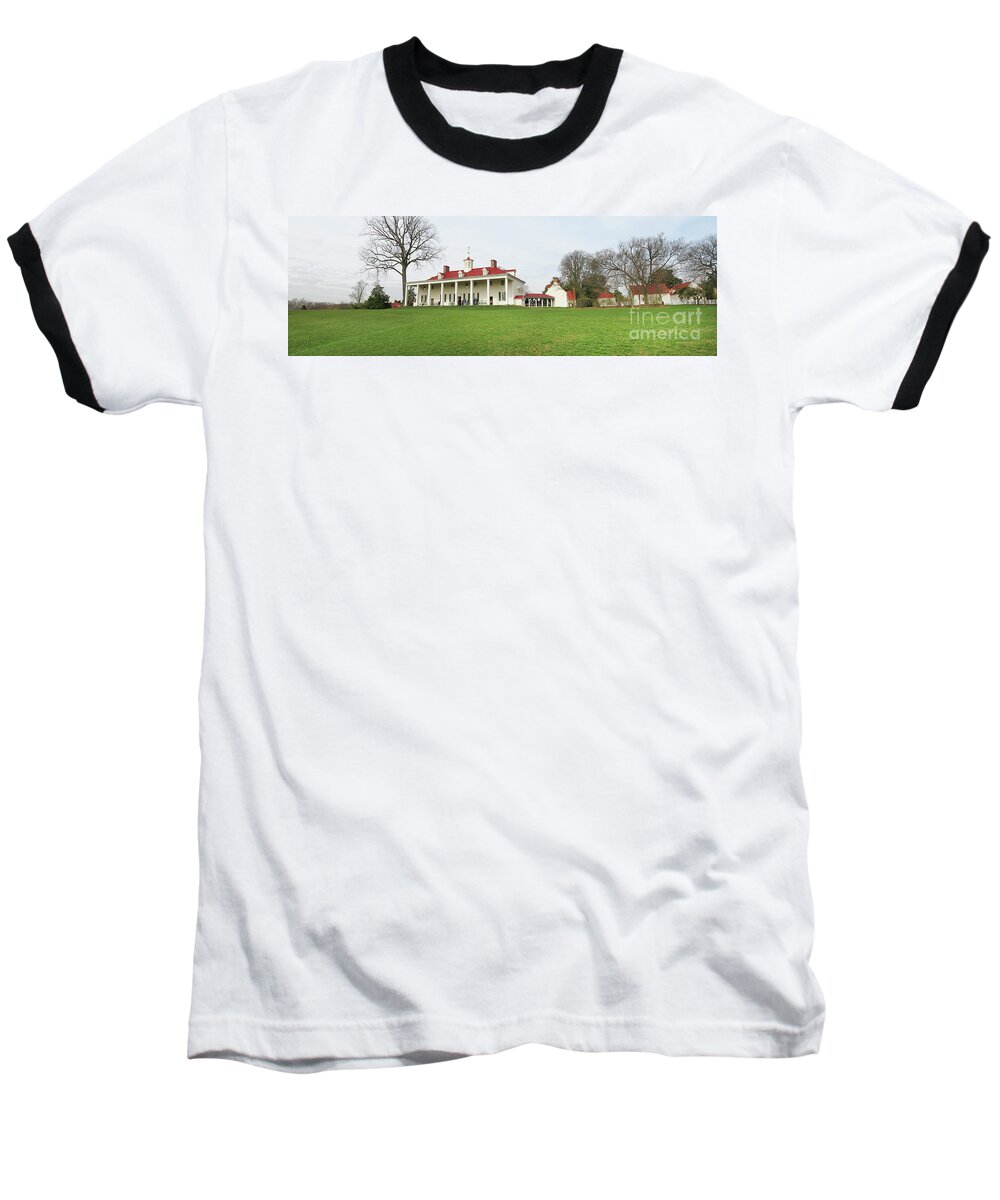 Mount Vernon Baseball T-Shirt featuring the photograph Mount Vernon Panorama 1860 1861 1862 by Jack Schultz