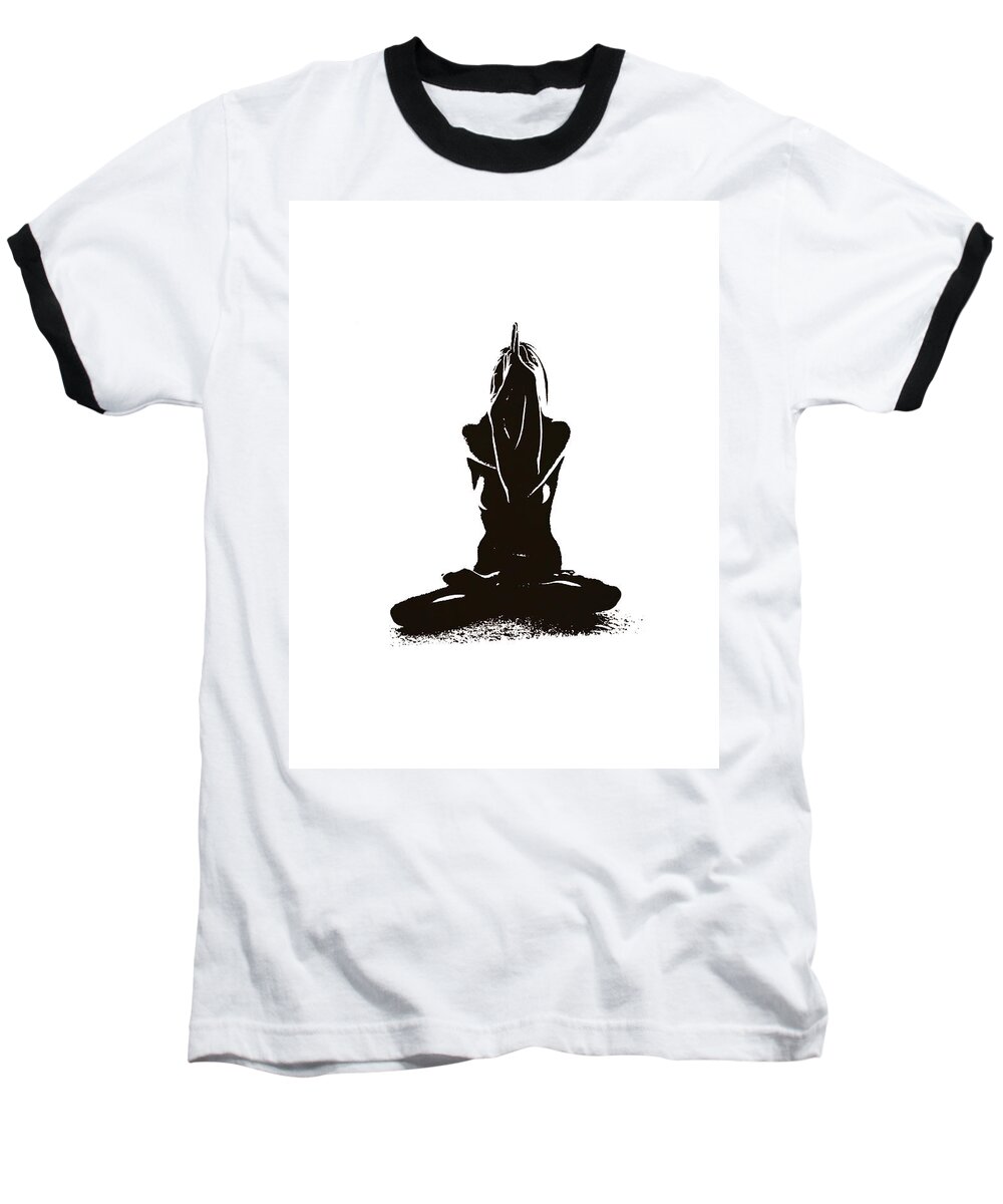 Yoga Baseball T-Shirt featuring the photograph Namaste by Susan Duda