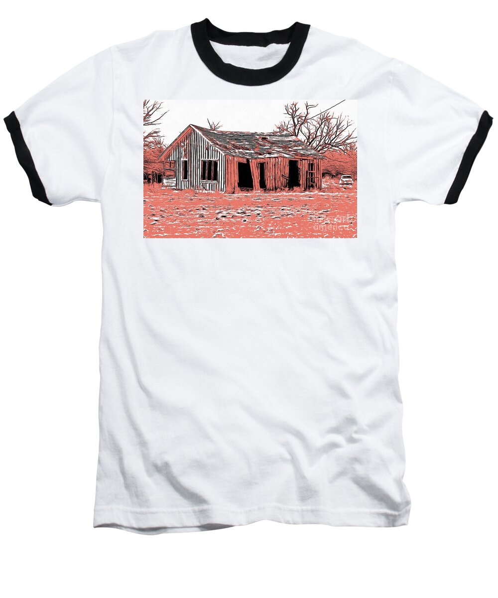Building Baseball T-Shirt featuring the photograph Old building #2 by Fran Woods