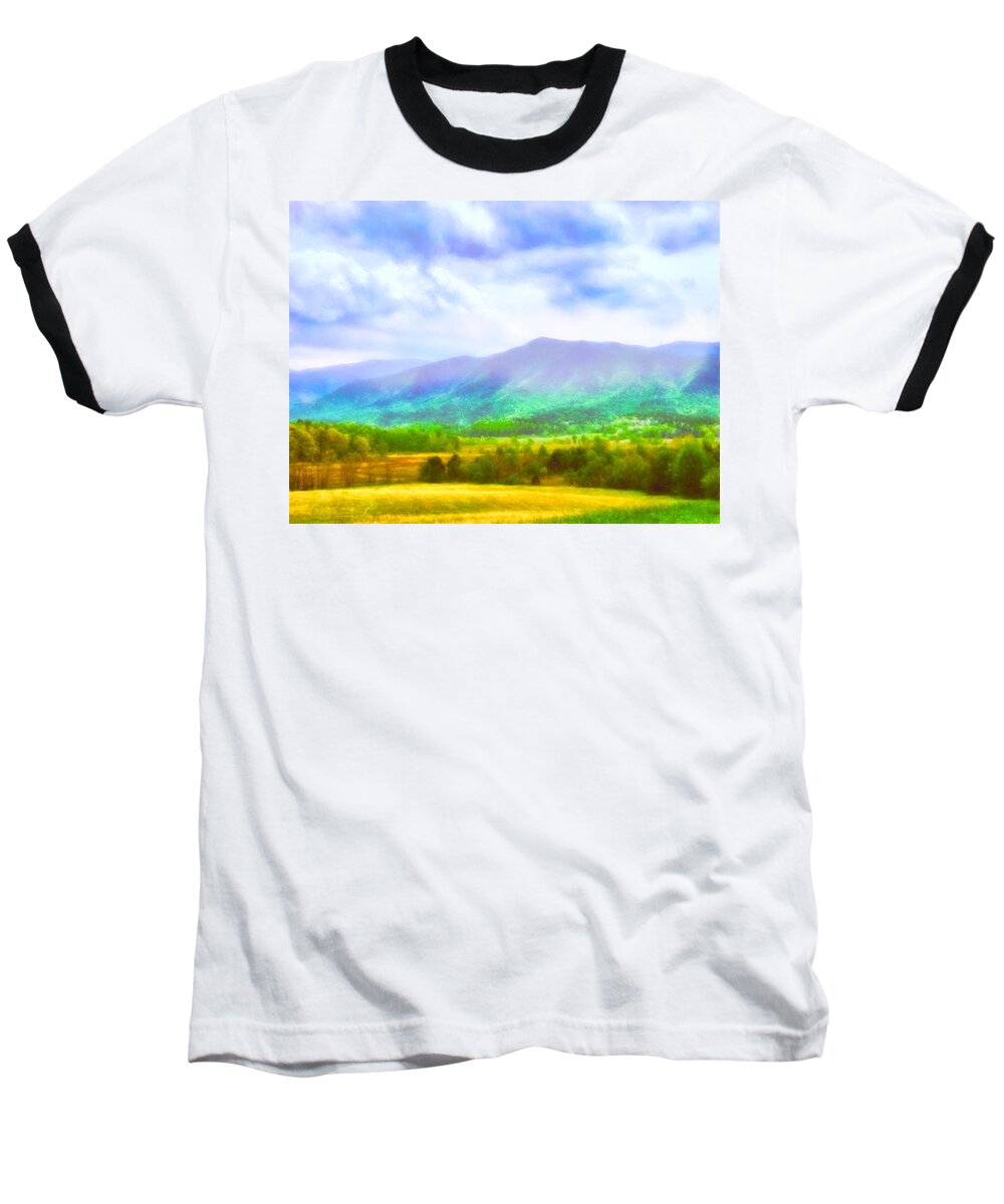  Baseball T-Shirt featuring the photograph Peaceful Valley by Jack Wilson