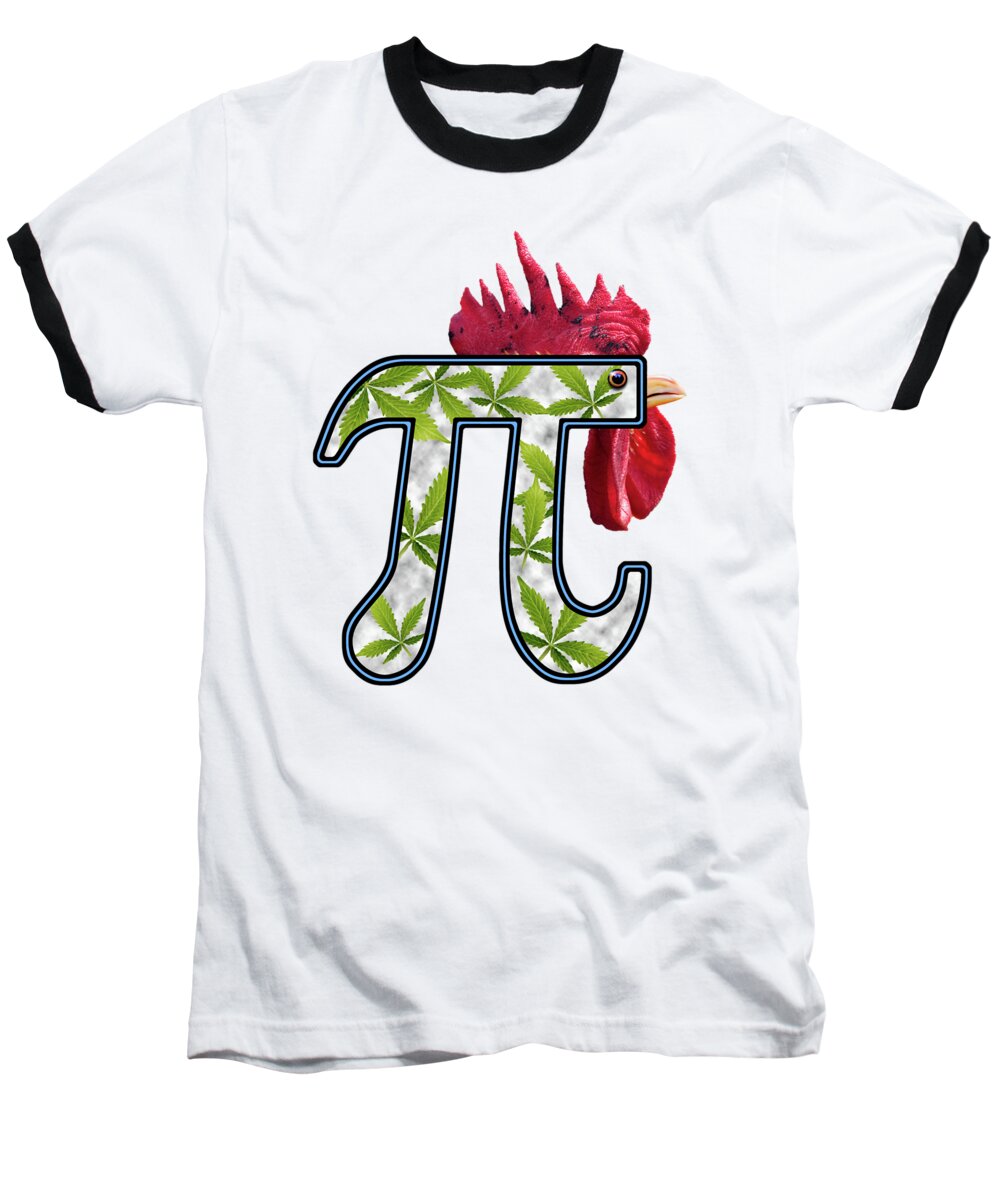 Chicken Pot Pie Baseball T-Shirt featuring the digital art Pi - Food - Chicken pot pi by Mike Savad