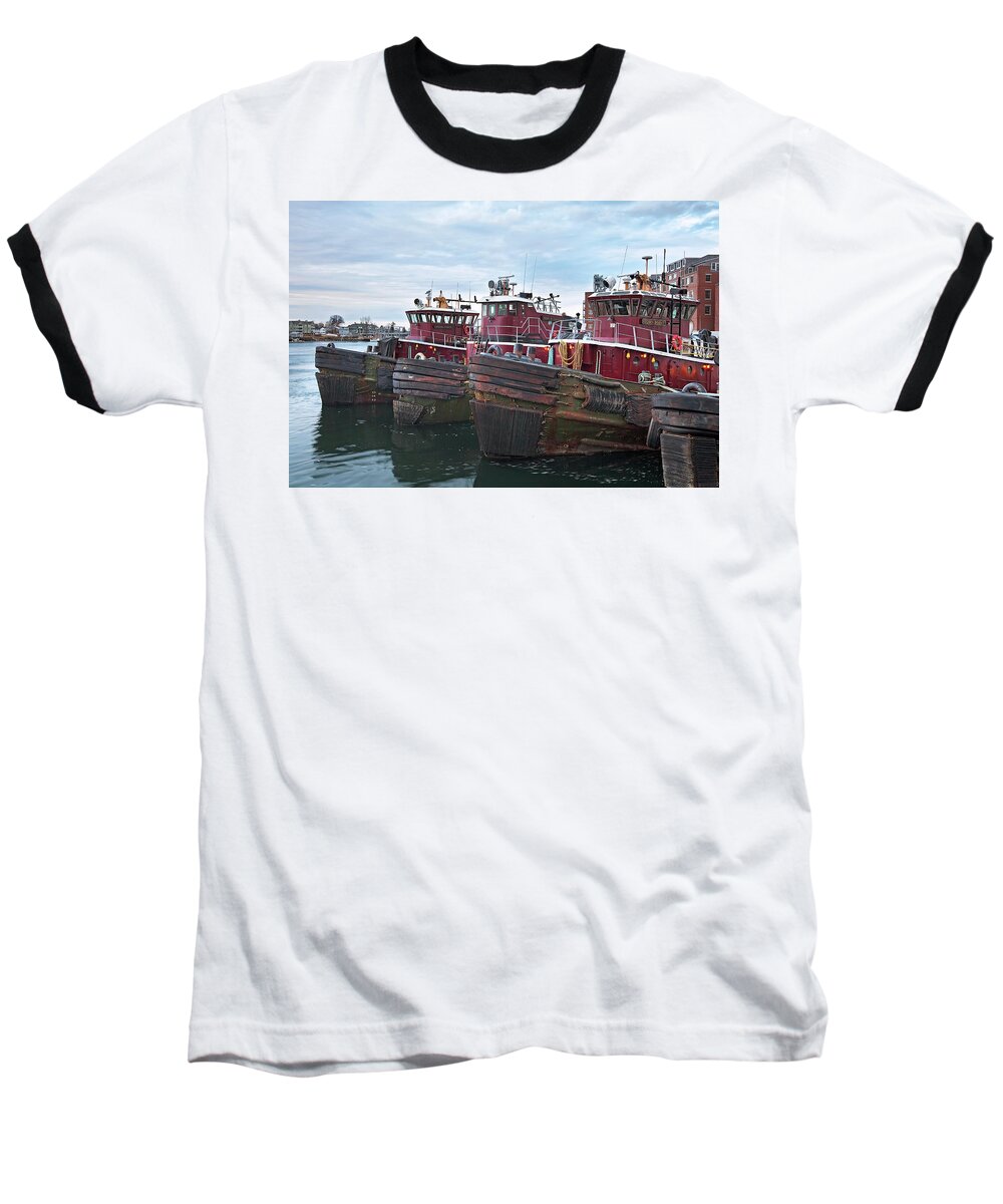 Portsmouth Baseball T-Shirt featuring the photograph Portsmouth Tugs by Eric Gendron