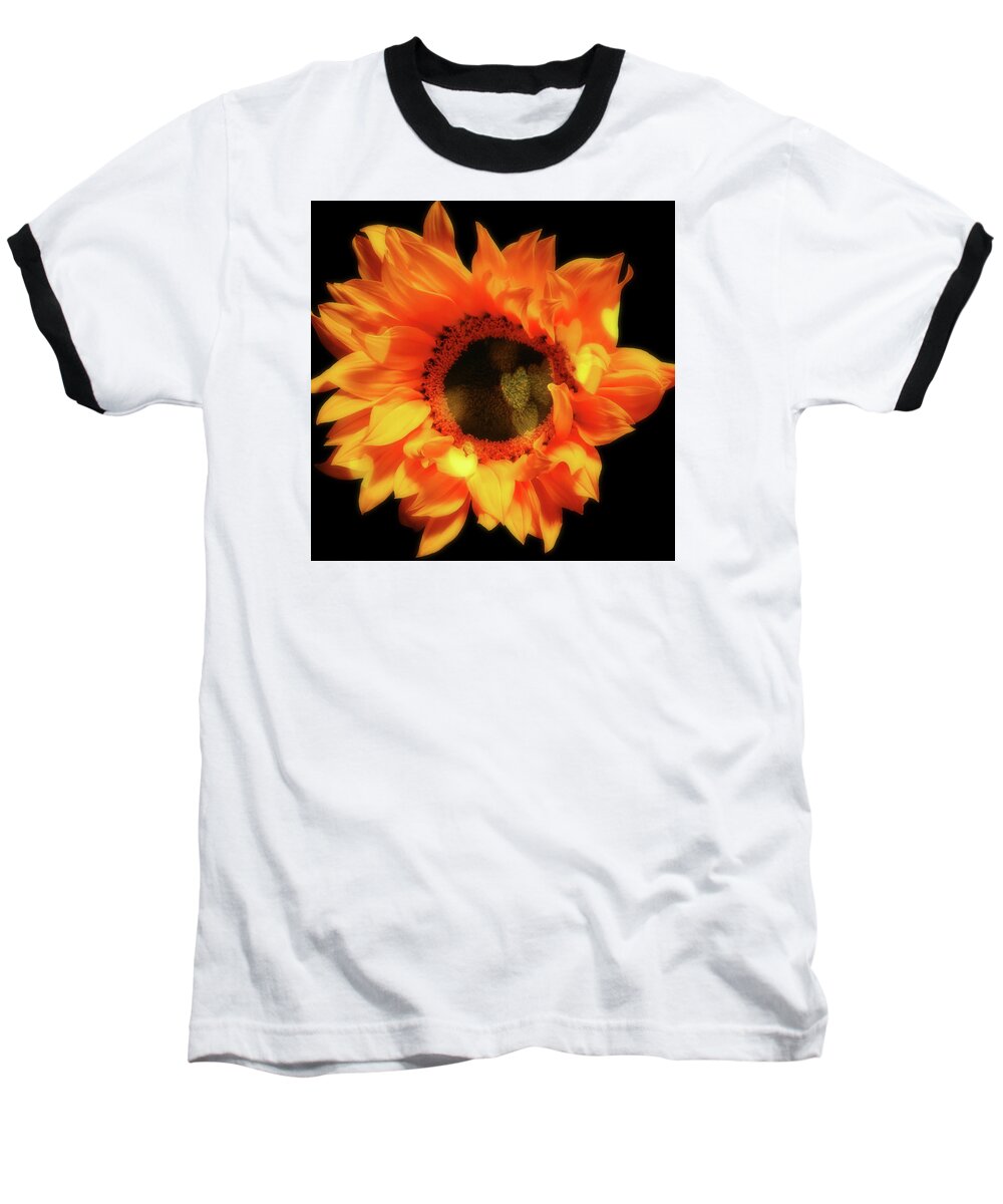 Flower Baseball T-Shirt featuring the photograph Sunflower Passion by Johanna Hurmerinta