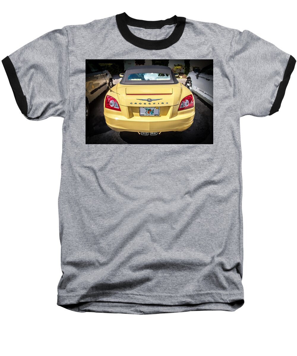 2008 Chrysler Baseball T-Shirt featuring the photograph 2008 Chrysler Crossfire Convertible #1 by Rich Franco