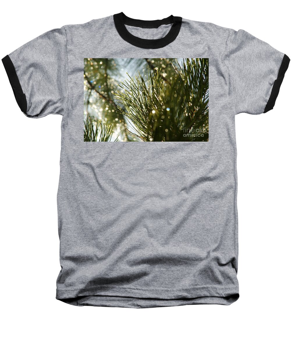Rain Drops Baseball T-Shirt featuring the photograph After the Rain #1 by Loni Collins