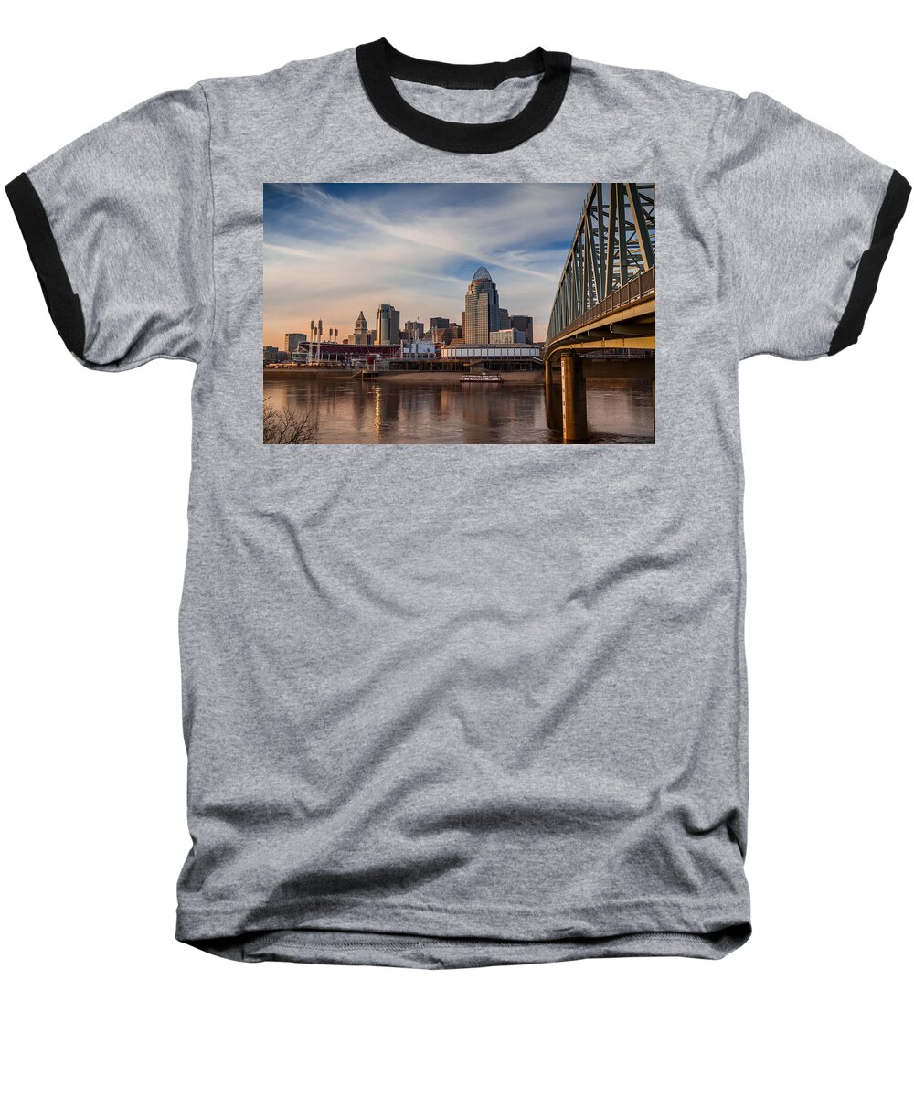 Cincinnati Baseball T-Shirt featuring the photograph Cincinnati #1 by Ron Pate