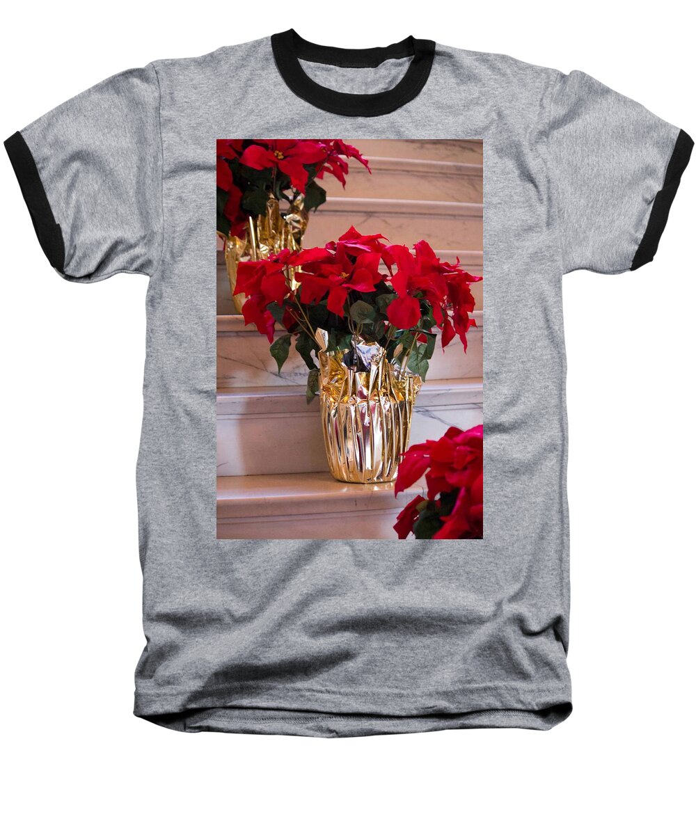 Christmas Baseball T-Shirt featuring the photograph Happy Holidays #1 by Patricia Babbitt