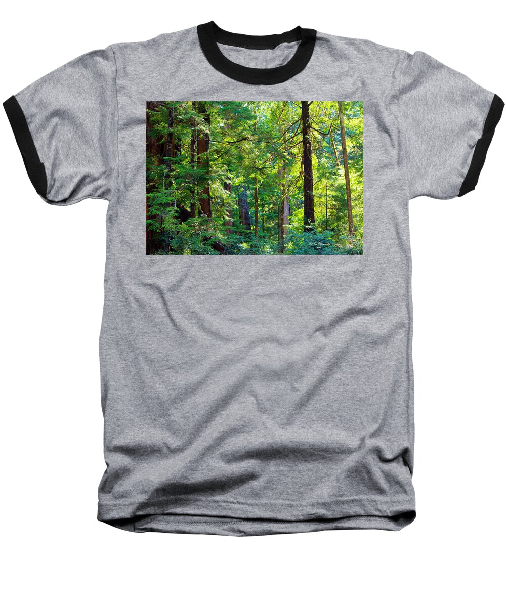 Hoh Baseball T-Shirt featuring the photograph Hoh Rain Forest #1 by Jeanette C Landstrom